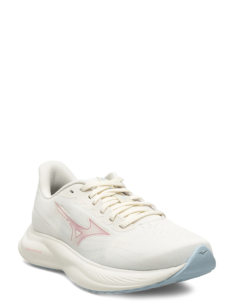 Mizuno - MIZUNO REVOLT 4(W) - löparskor - snow white/bleached mauve/nantucket breeze - 0