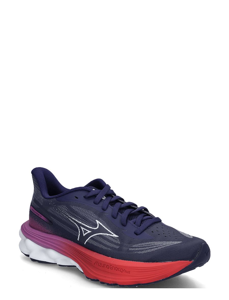Mizuno - WAVE SKYRISE 7(W) - löparskor - rhodonite/white/tomato puree - 0