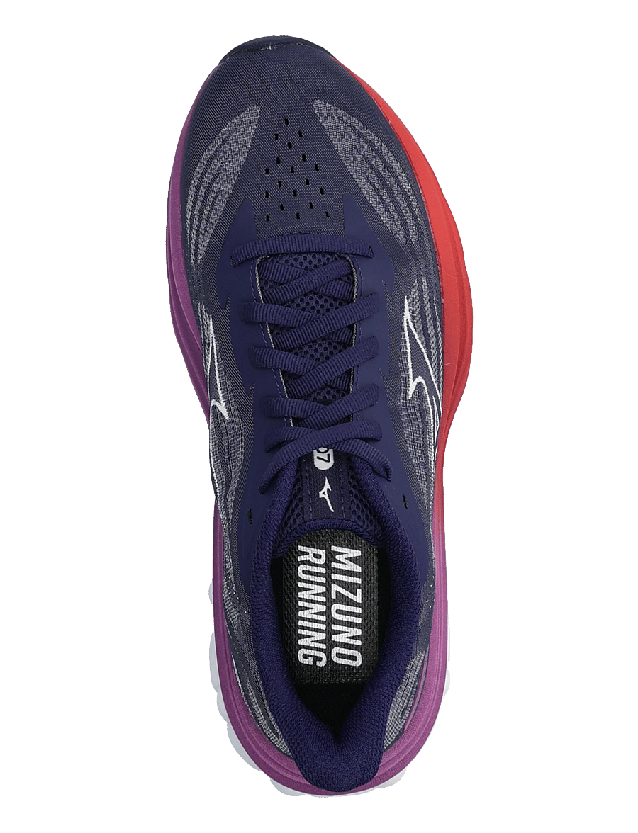 Mizuno - WAVE SKYRISE 7(W) - löparskor - rhodonite/white/tomato puree - 3