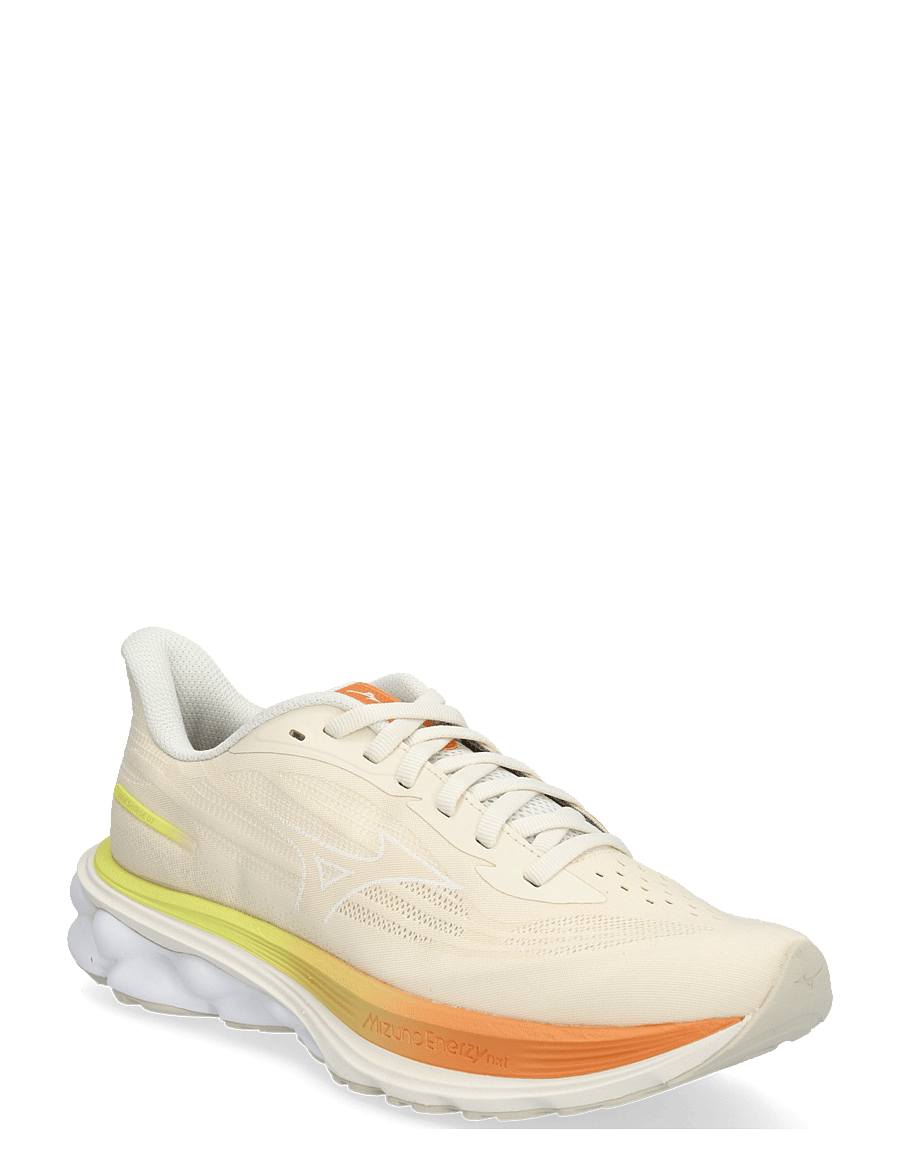 Mizuno - WAVE SKYRISE 7(W) - jooksujalatsid - pristine/white/autumn sunset - 0