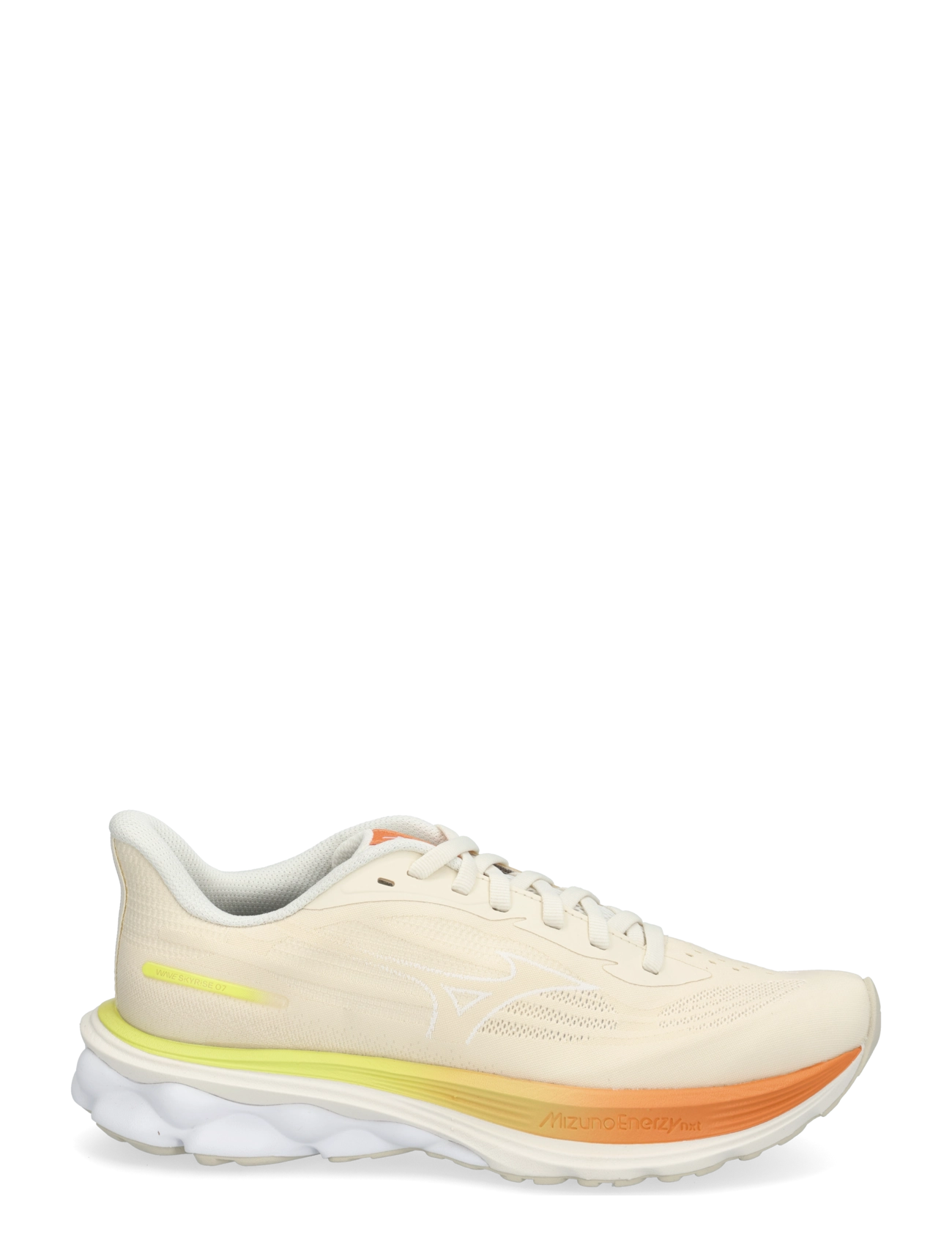 Mizuno - WAVE SKYRISE 7(W) - jooksujalatsid - pristine/white/autumn sunset - 2