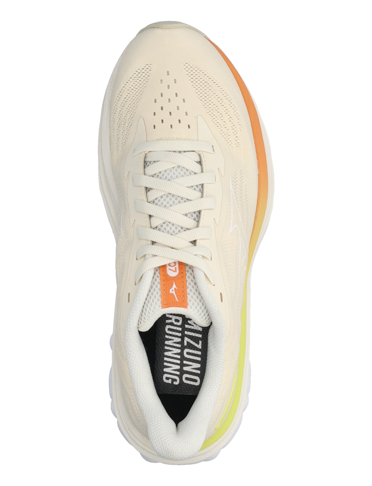 Mizuno - WAVE SKYRISE 7(W) - jooksujalatsid - pristine/white/autumn sunset - 3