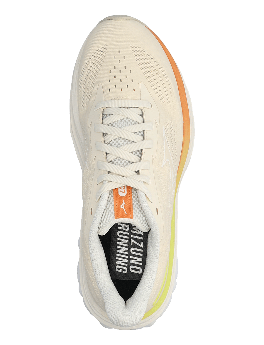 Mizuno - WAVE SKYRISE 7(W) - jooksujalatsid - pristine/white/autumn sunset - 3