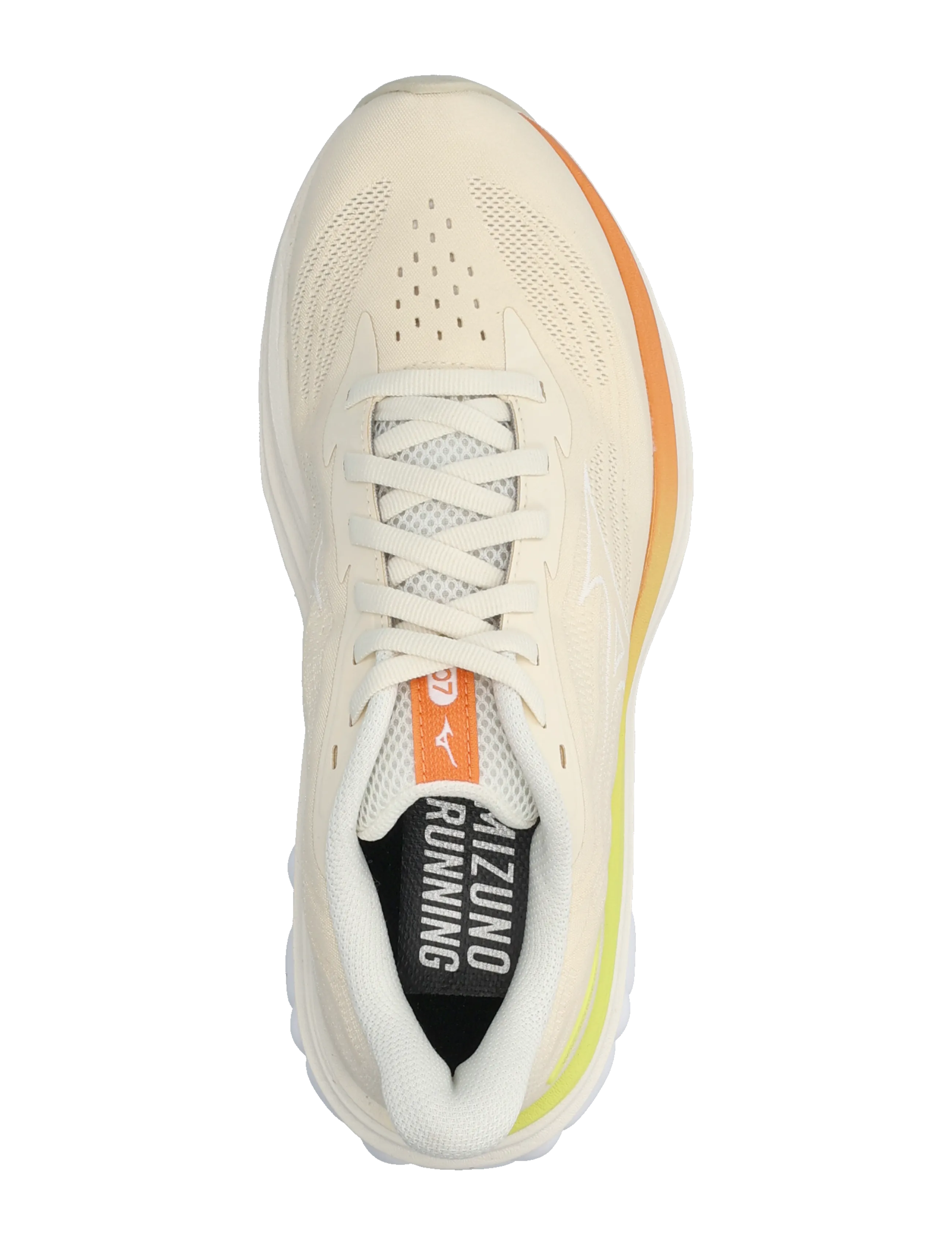 Mizuno - WAVE SKYRISE 7(W) - löparskor - pristine/white/autumn sunset - 3