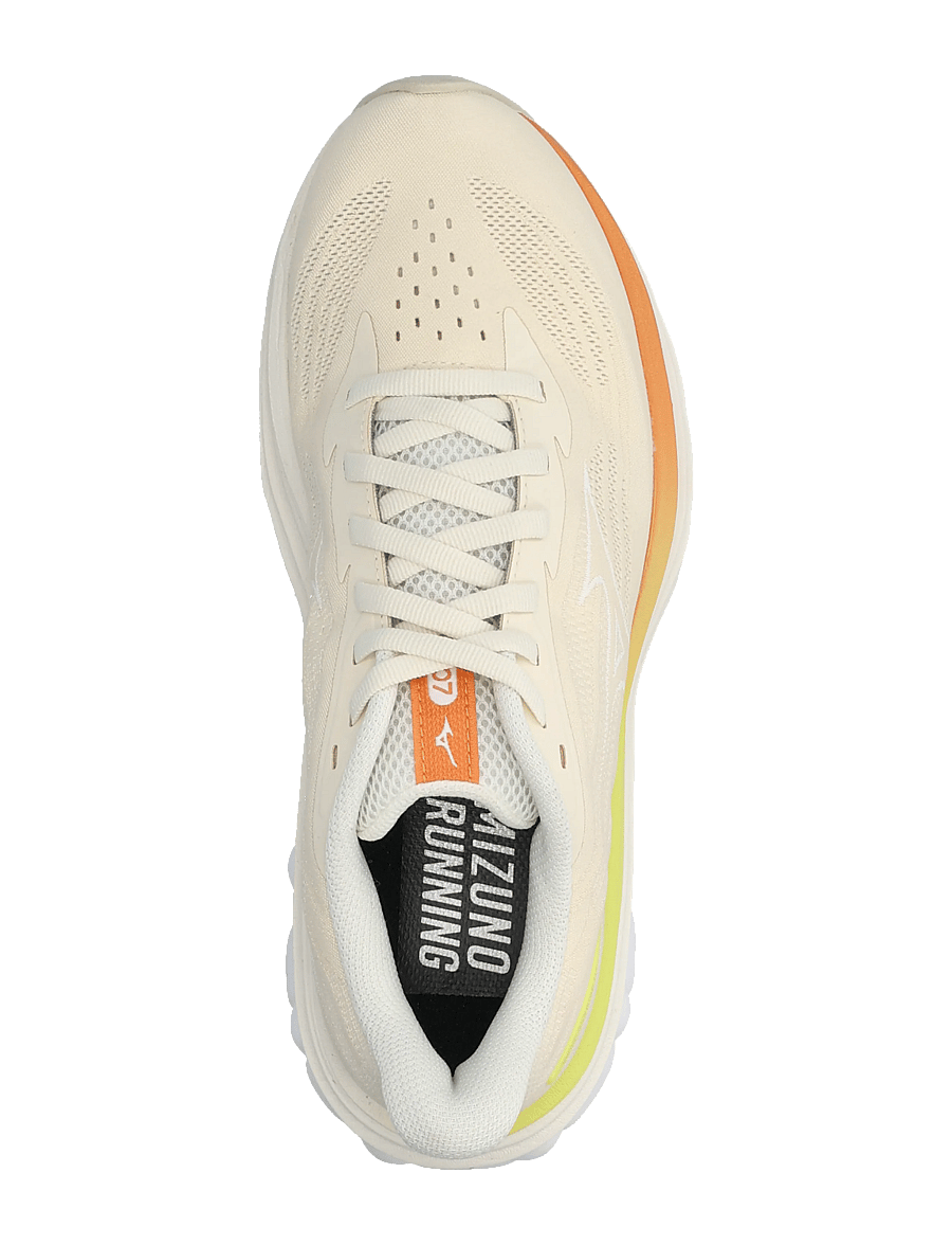 Mizuno - WAVE SKYRISE 7(W) - löparskor - pristine/white/autumn sunset - 3