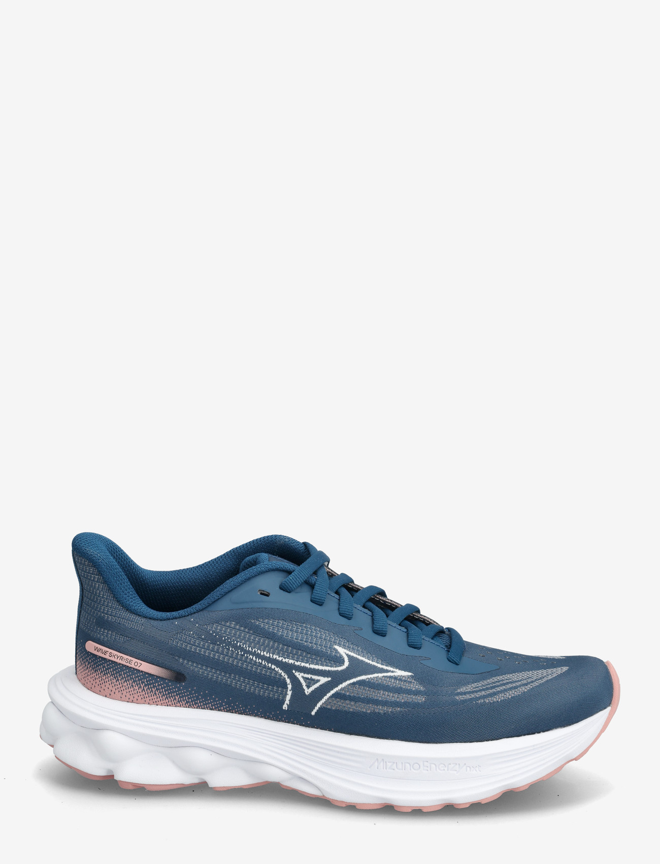 Mizuno - WAVE SKYRISE 7(W) - running shoes - sailor blue/white/rose elegance - 1