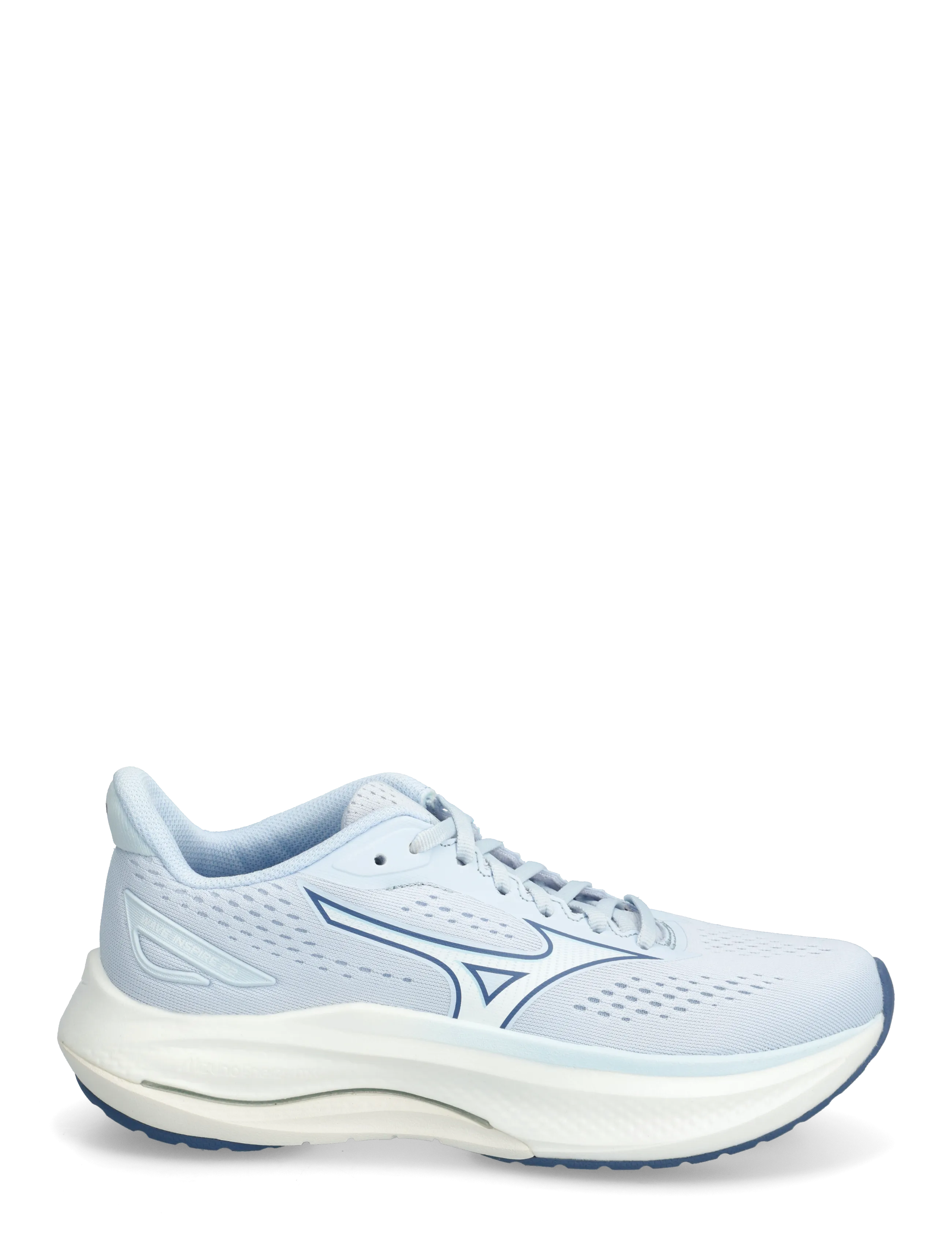 Mizuno - WAVE INSPIRE 22(W) - löparskor - ancient water/white/ice water - 1