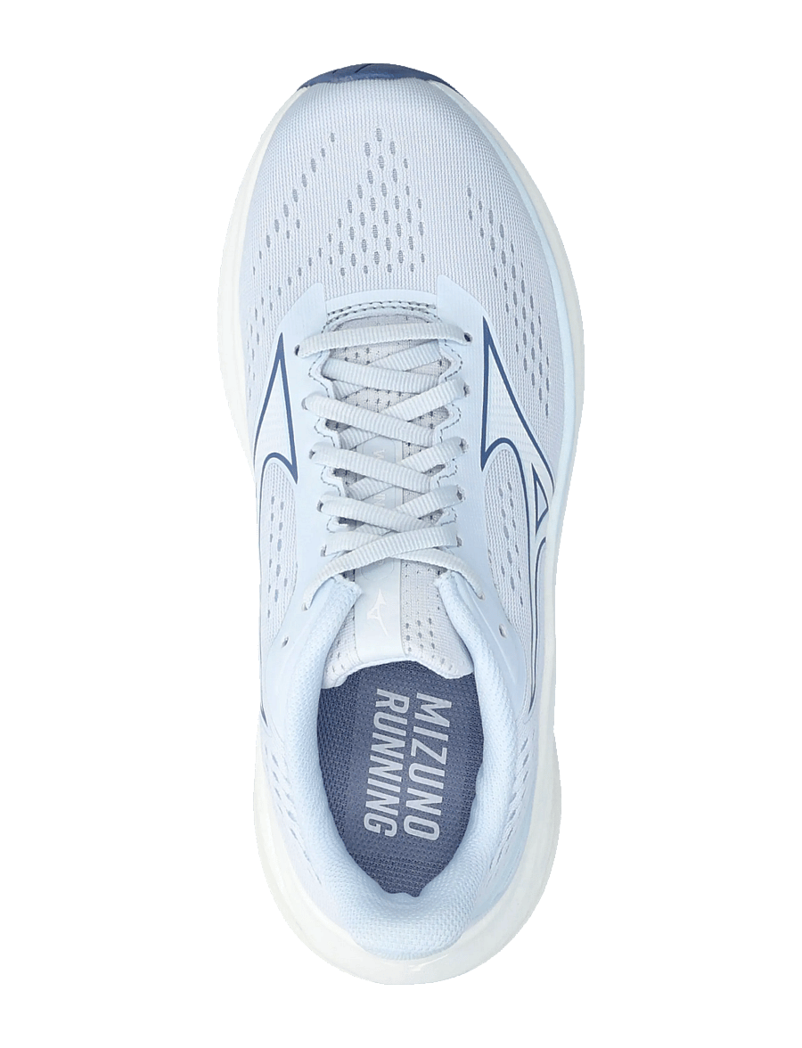 Mizuno - WAVE INSPIRE 22(W) - löparskor - ancient water/white/ice water - 3