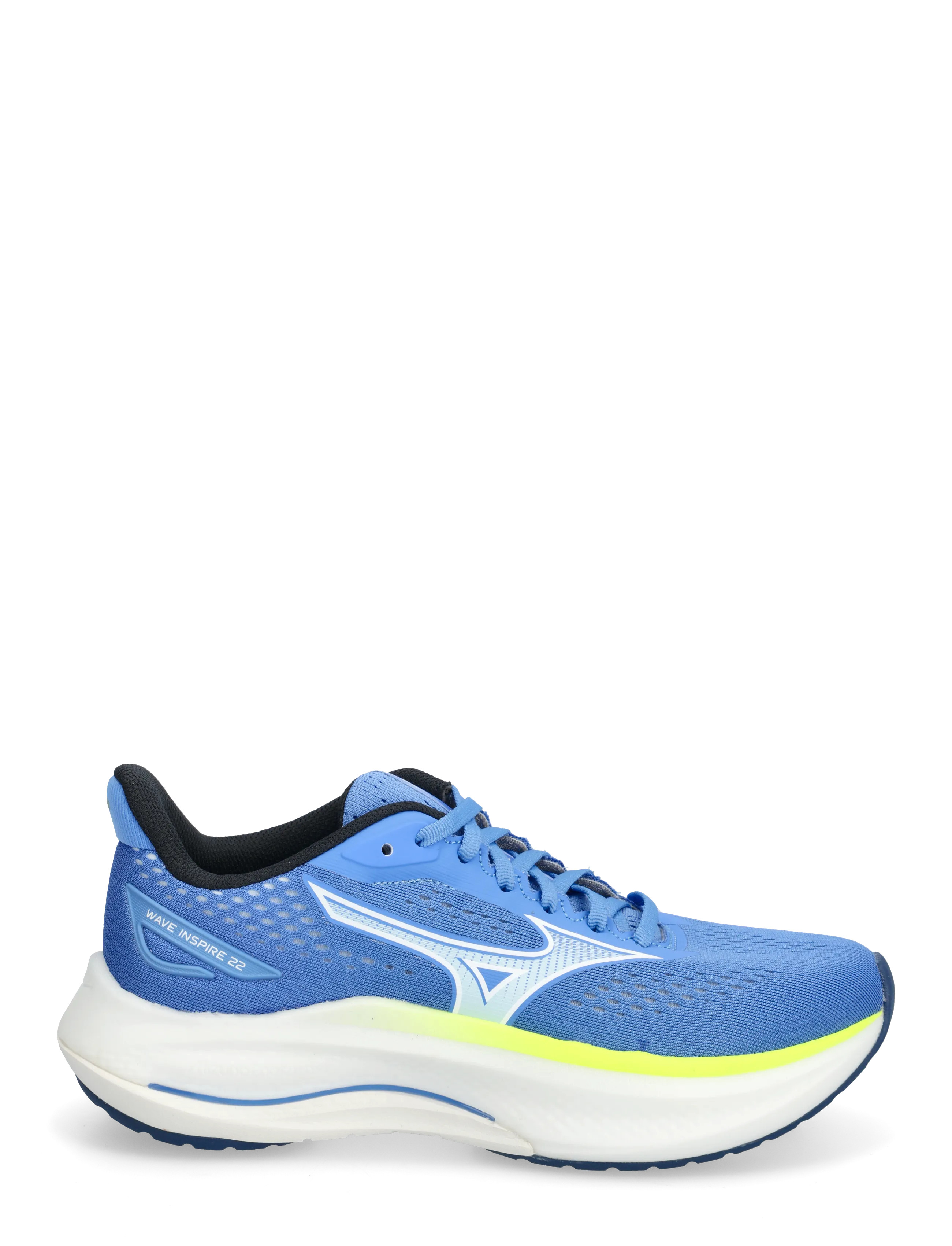 Mizuno - WAVE INSPIRE 22(W) - laufschuhe - ultramarine/white/lightning yellow - 2