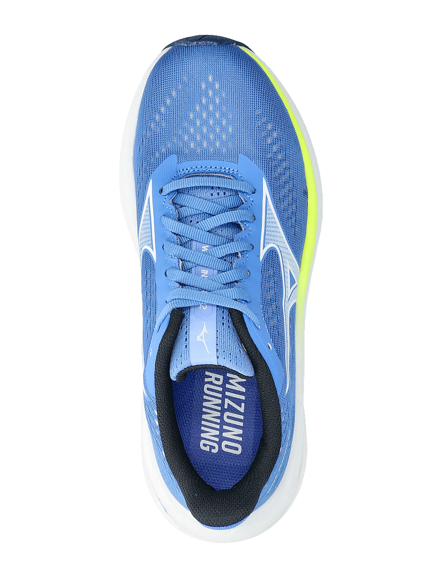 Mizuno - WAVE INSPIRE 22(W) - jooksujalatsid - ultramarine/white/lightning yellow - 4
