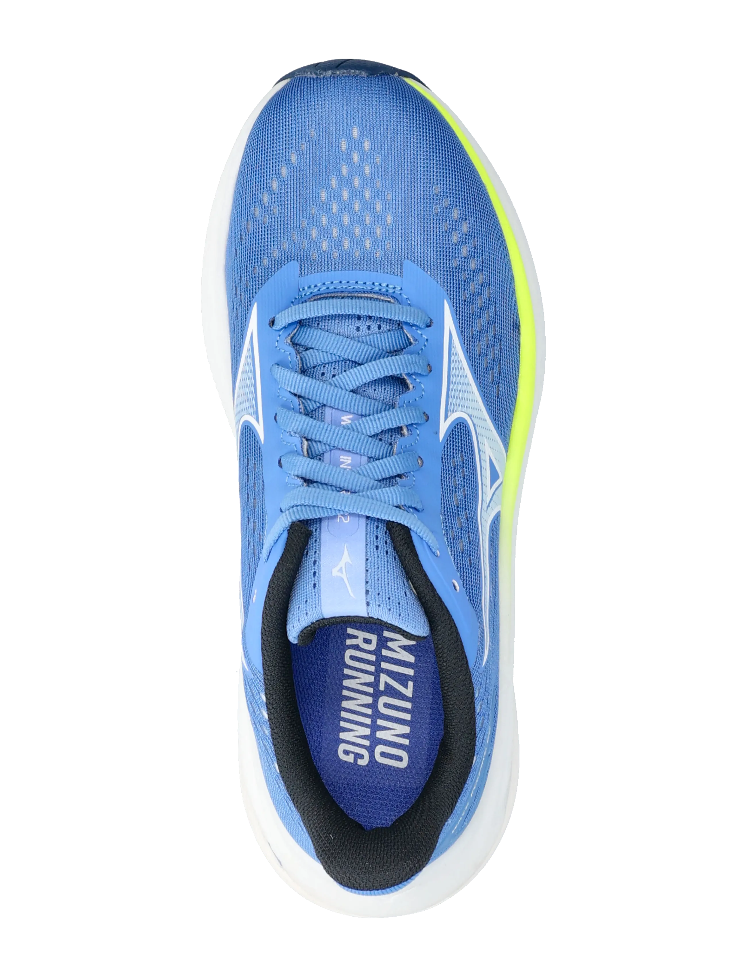 Mizuno - WAVE INSPIRE 22(W) - laufschuhe - ultramarine/white/lightning yellow - 4
