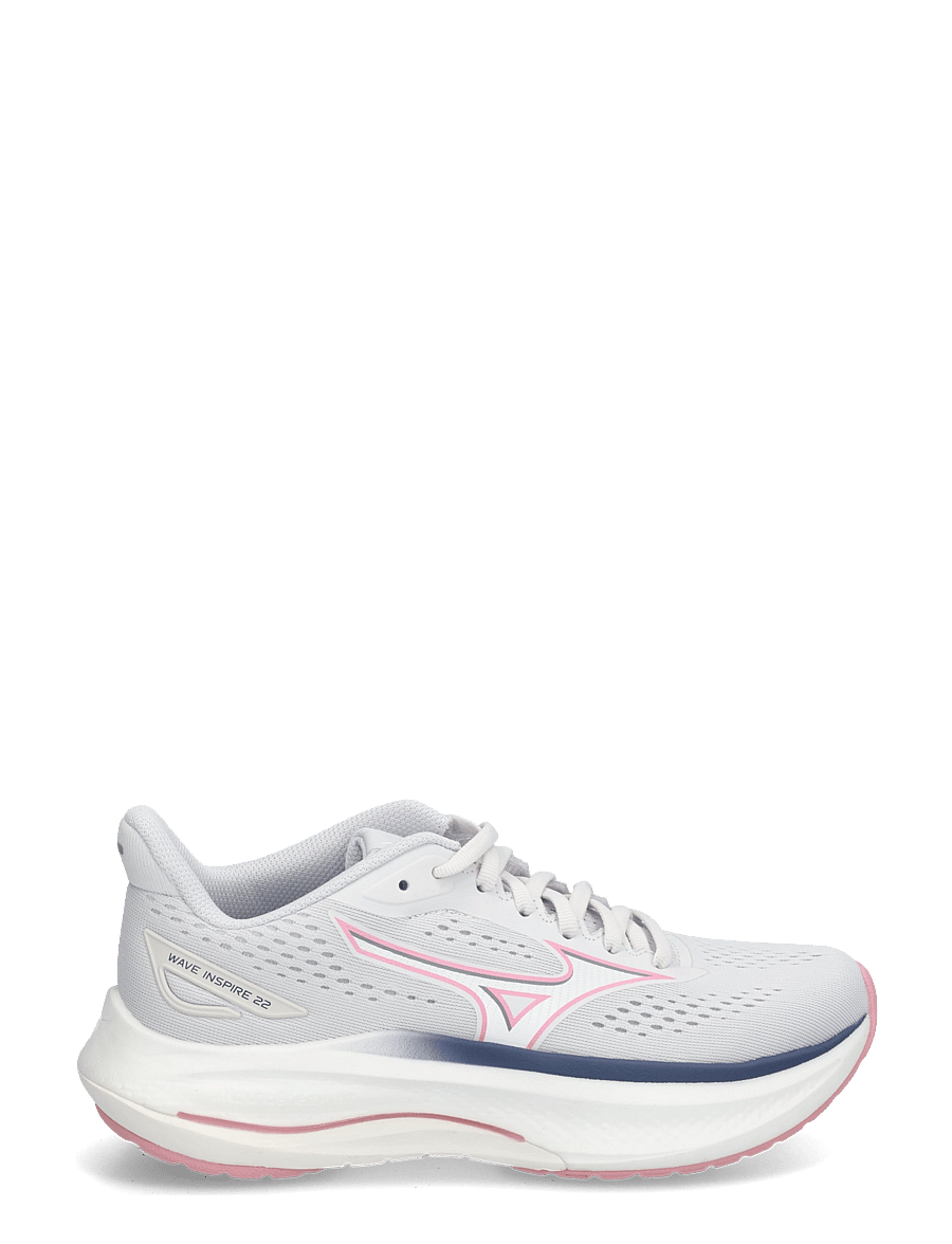 Mizuno - WAVE INSPIRE 22(W) - laufschuhe - lilac hint/pink drink/white - 2