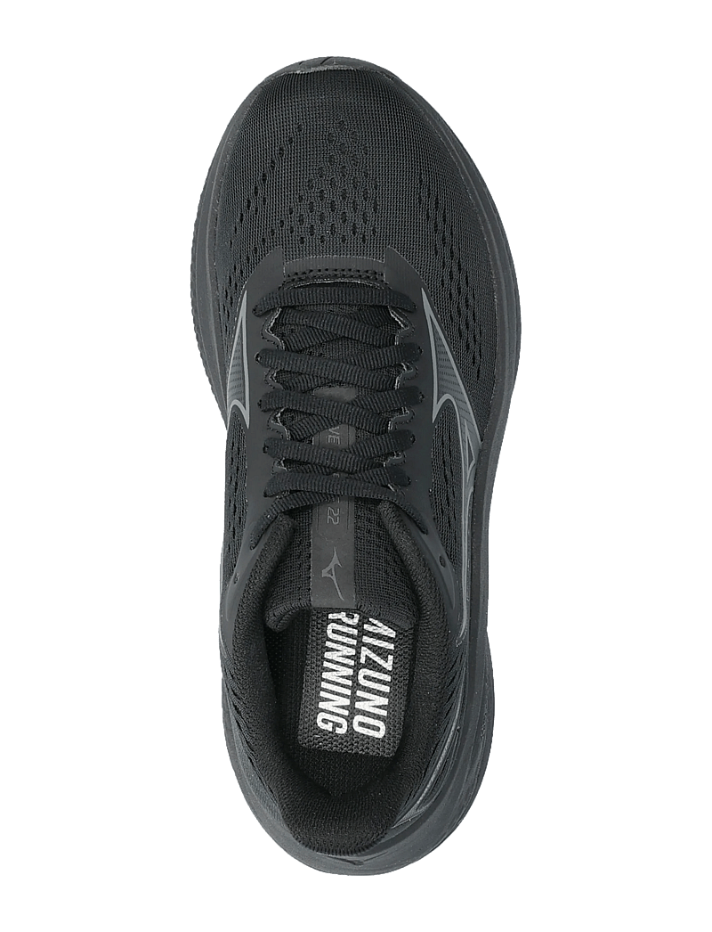 Mizuno - WAVE INSPIRE 22(W) - laufschuhe - black/black sand/black - 3