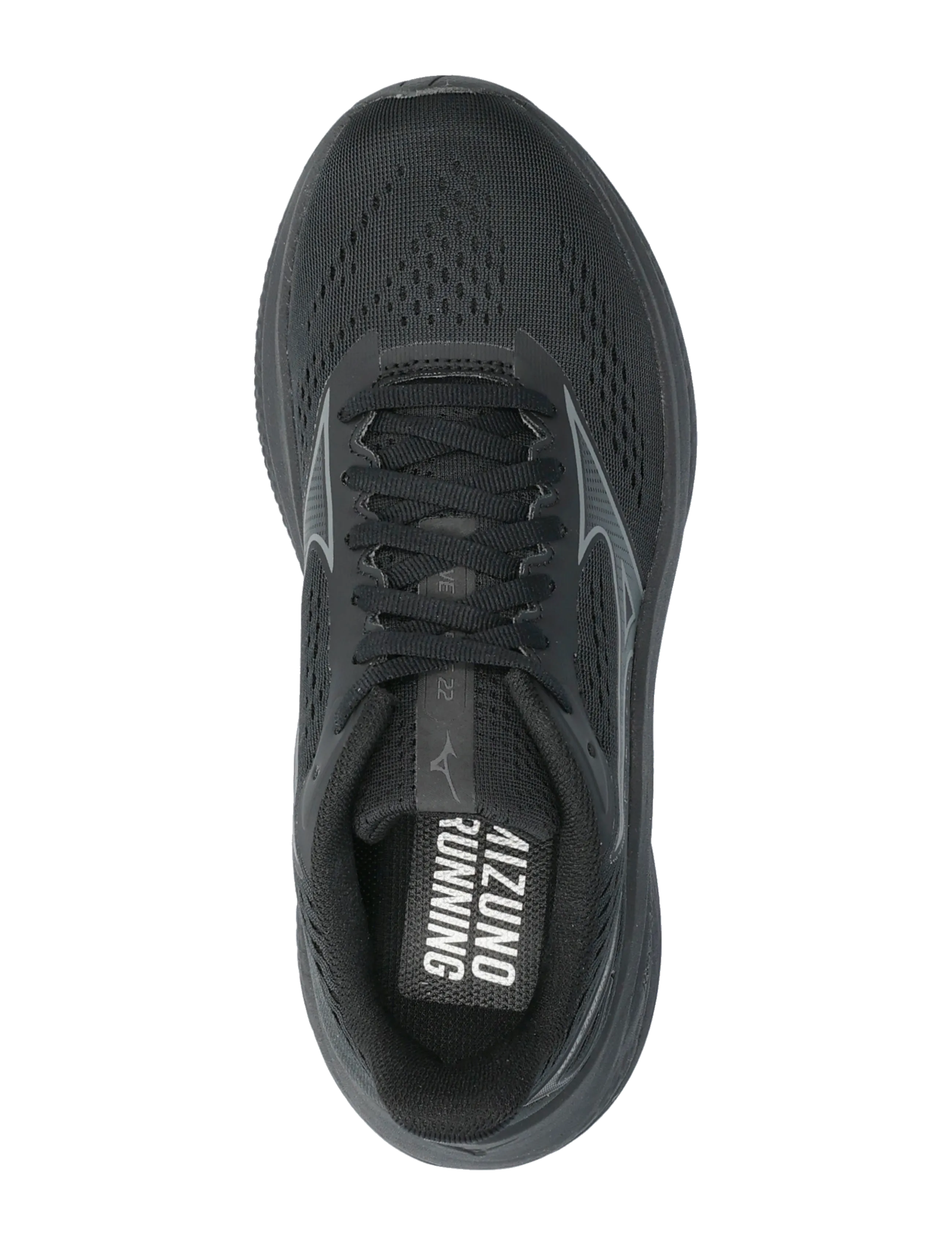 Mizuno - WAVE INSPIRE 22(W) - löparskor - black/black sand/black - 3