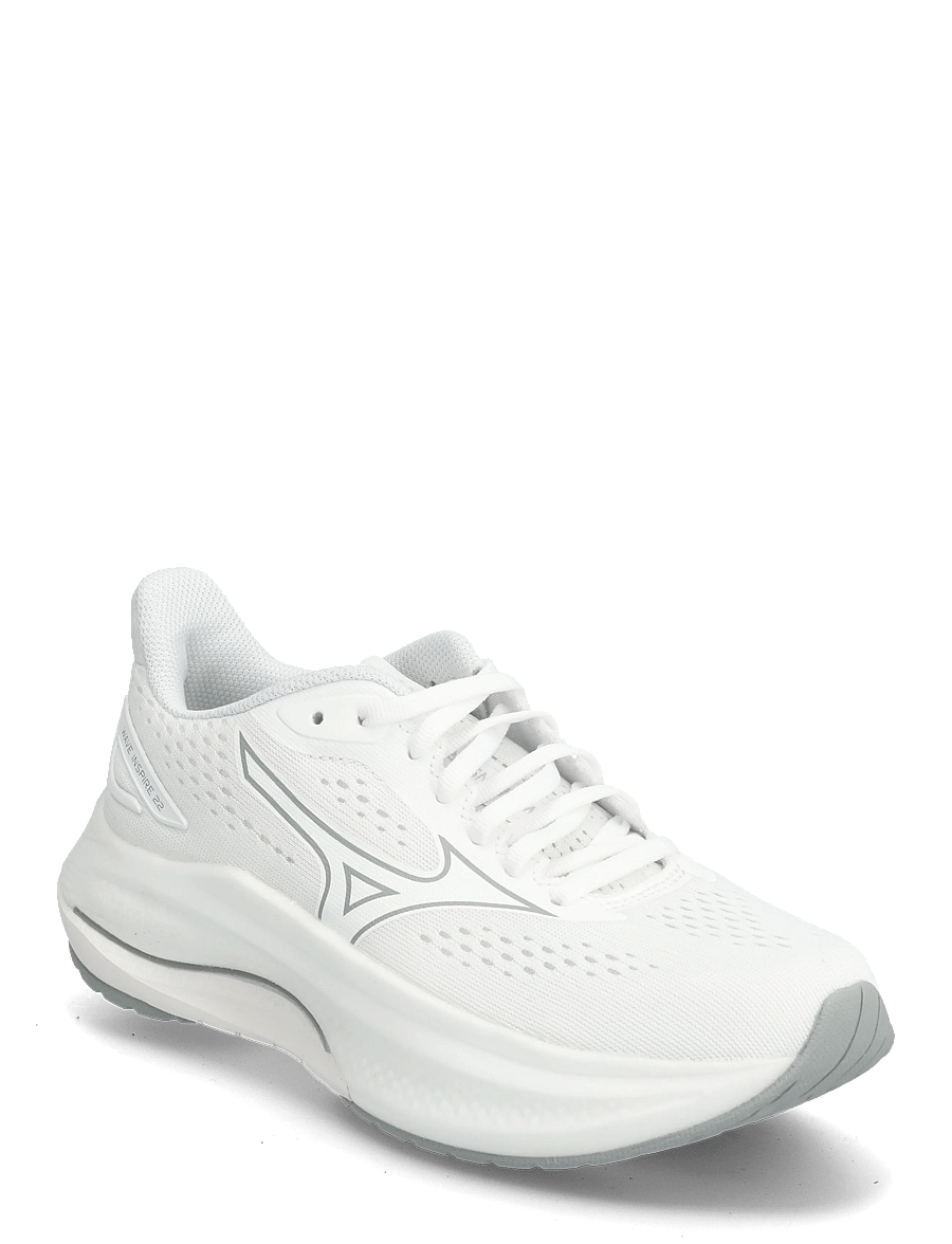 Mizuno - WAVE INSPIRE 22(W) - juoksukengät - white/white/harbor mist - 0