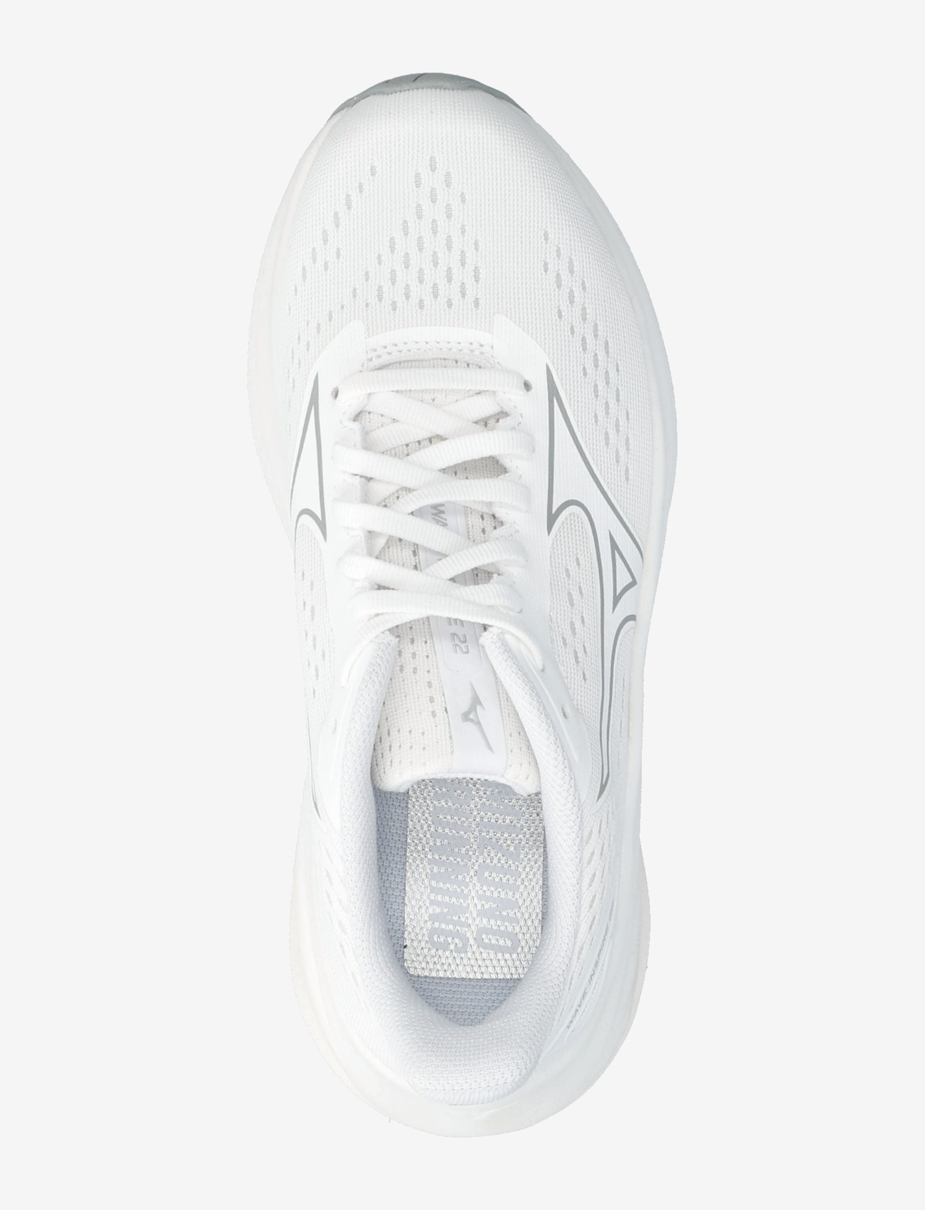 Mizuno - WAVE INSPIRE 22(W) - laufschuhe - white/white/harbor mist - 3