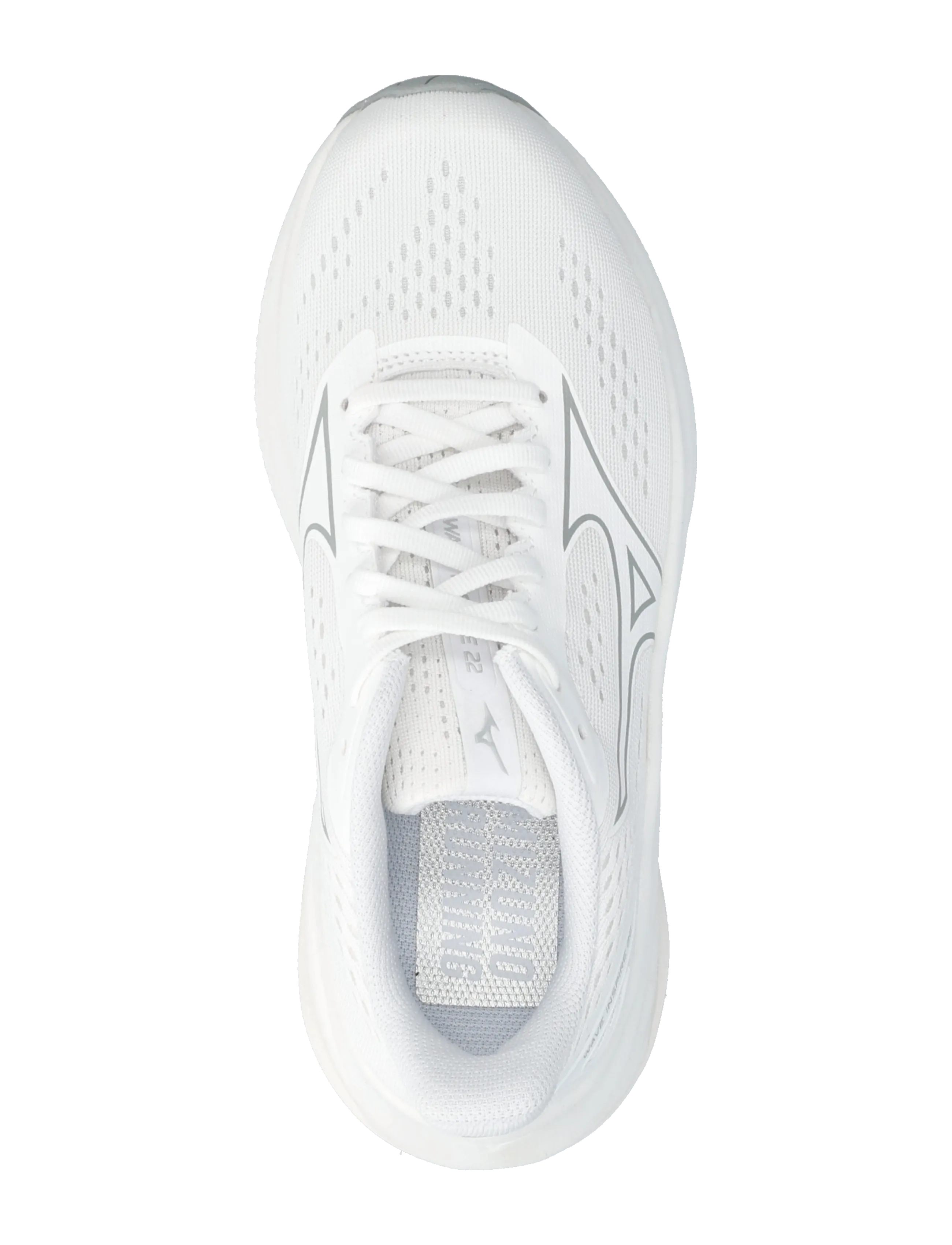Mizuno - WAVE INSPIRE 22(W) - juoksukengät - white/white/harbor mist - 3
