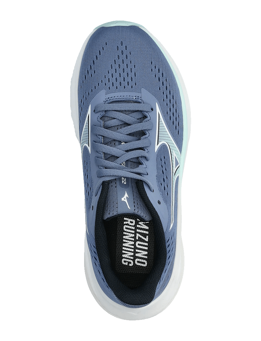 Mizuno - WAVE INSPIRE 22(W) - løbesko - wild wind/icy morn/white - 3