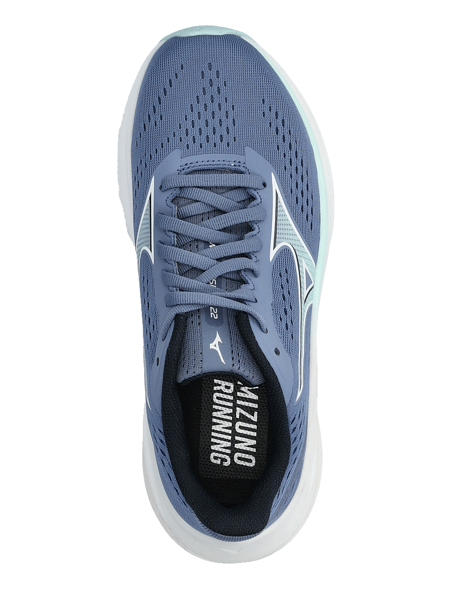 Mizuno - WAVE INSPIRE 22(W) - laufschuhe - wild wind/icy morn/white - 3