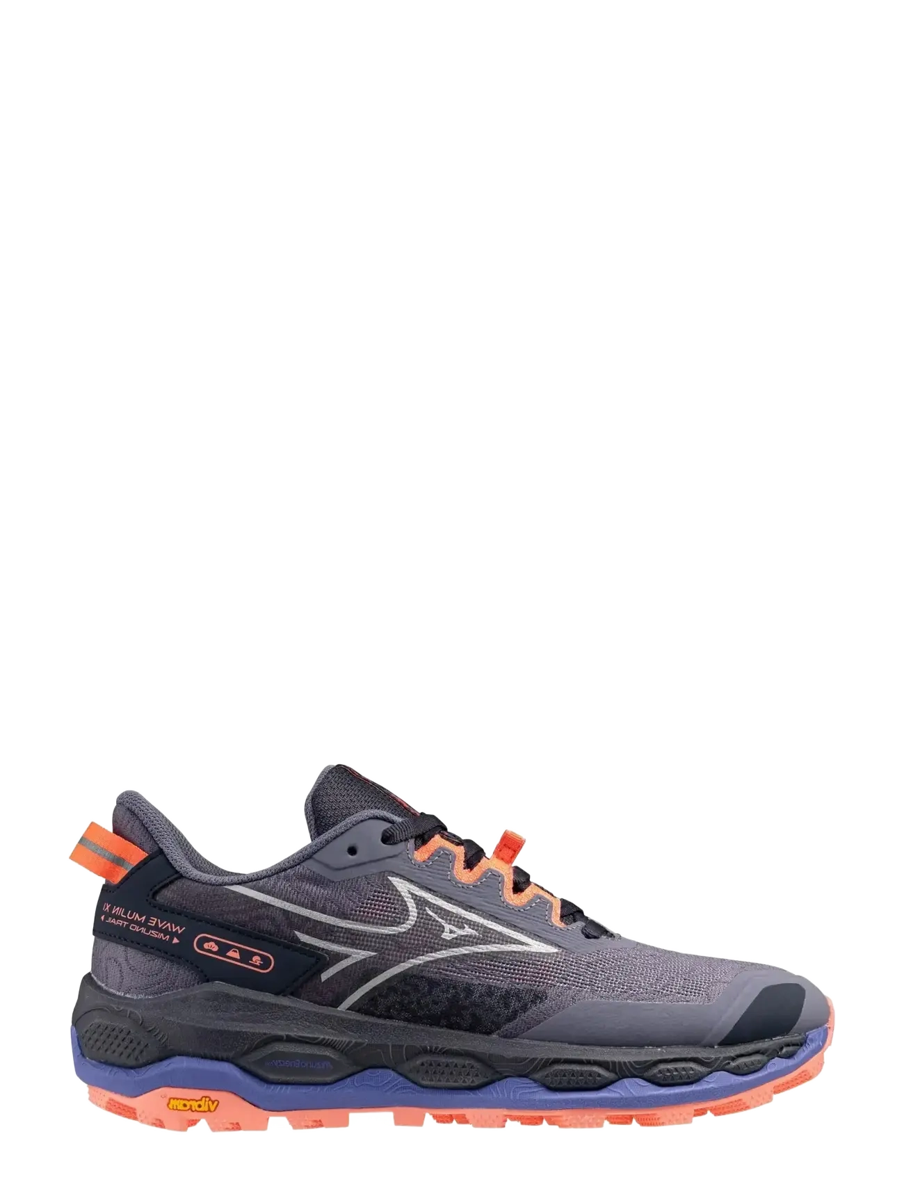 Mizuno WAVE MUJIN 11(W) - Jalanõud - BLUE GRANITE/SILVER/STRIKING CORAL / grey