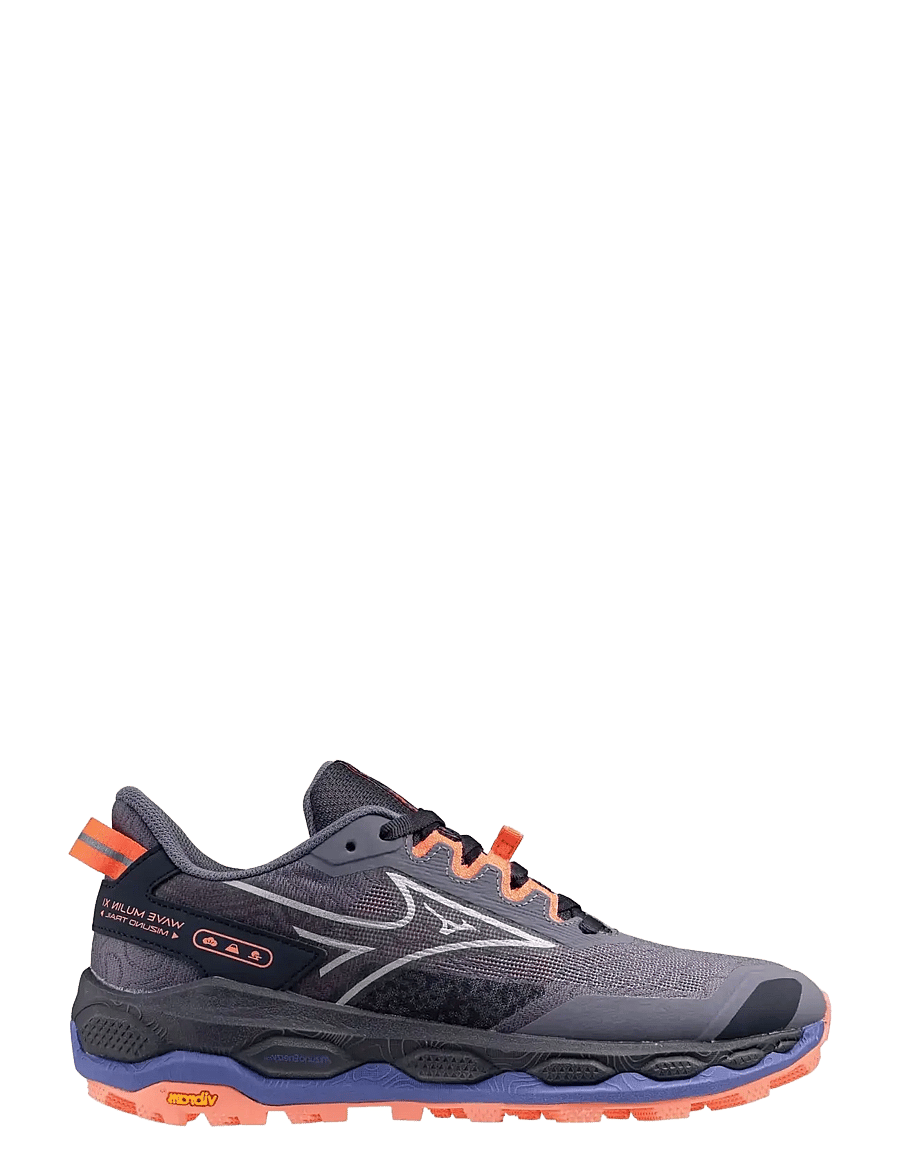 Mizuno - WAVE MUJIN 11(W) - loopschoenen - blue granite/silver/striking coral - 0