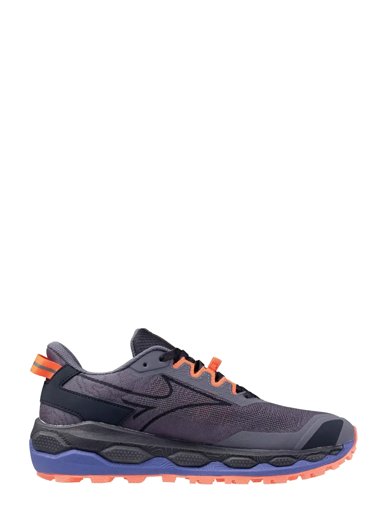 Mizuno - WAVE MUJIN 11(W) - løbesko - blue granite/silver/striking coral - 1