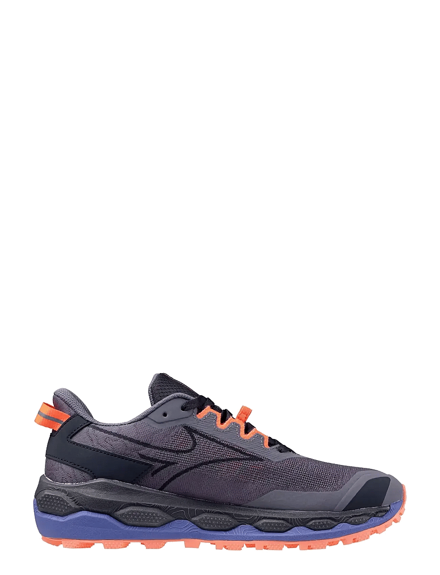 Mizuno - WAVE MUJIN 11(W) - loopschoenen - blue granite/silver/striking coral - 1