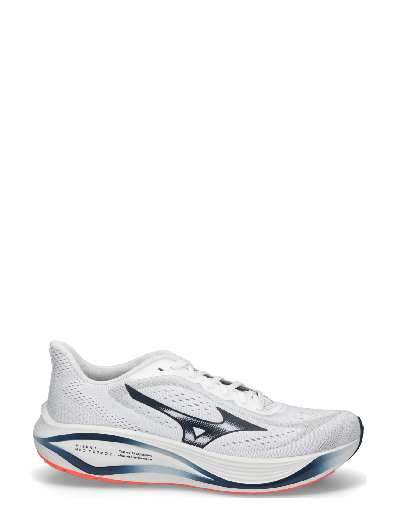 Mizuno - MIZUNO NEO COSMO 2(M) - laufschuhe - white/dress blues/neon flame - 2