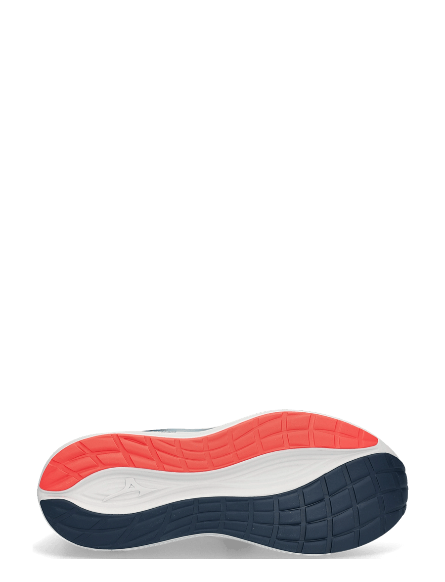 Mizuno - MIZUNO NEO COSMO 2(M) - løbesko - white/dress blues/neon flame - 4