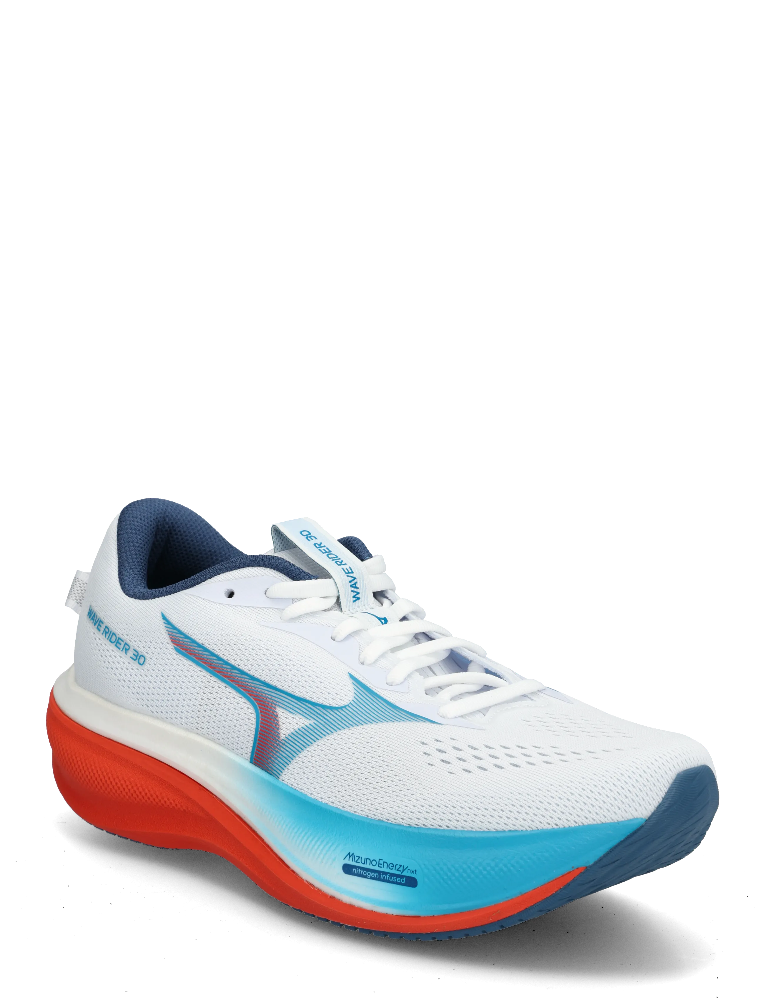 Mizuno Wave Rider 30(M), Mænd, Løbesko, Hvid, Str: 44.5