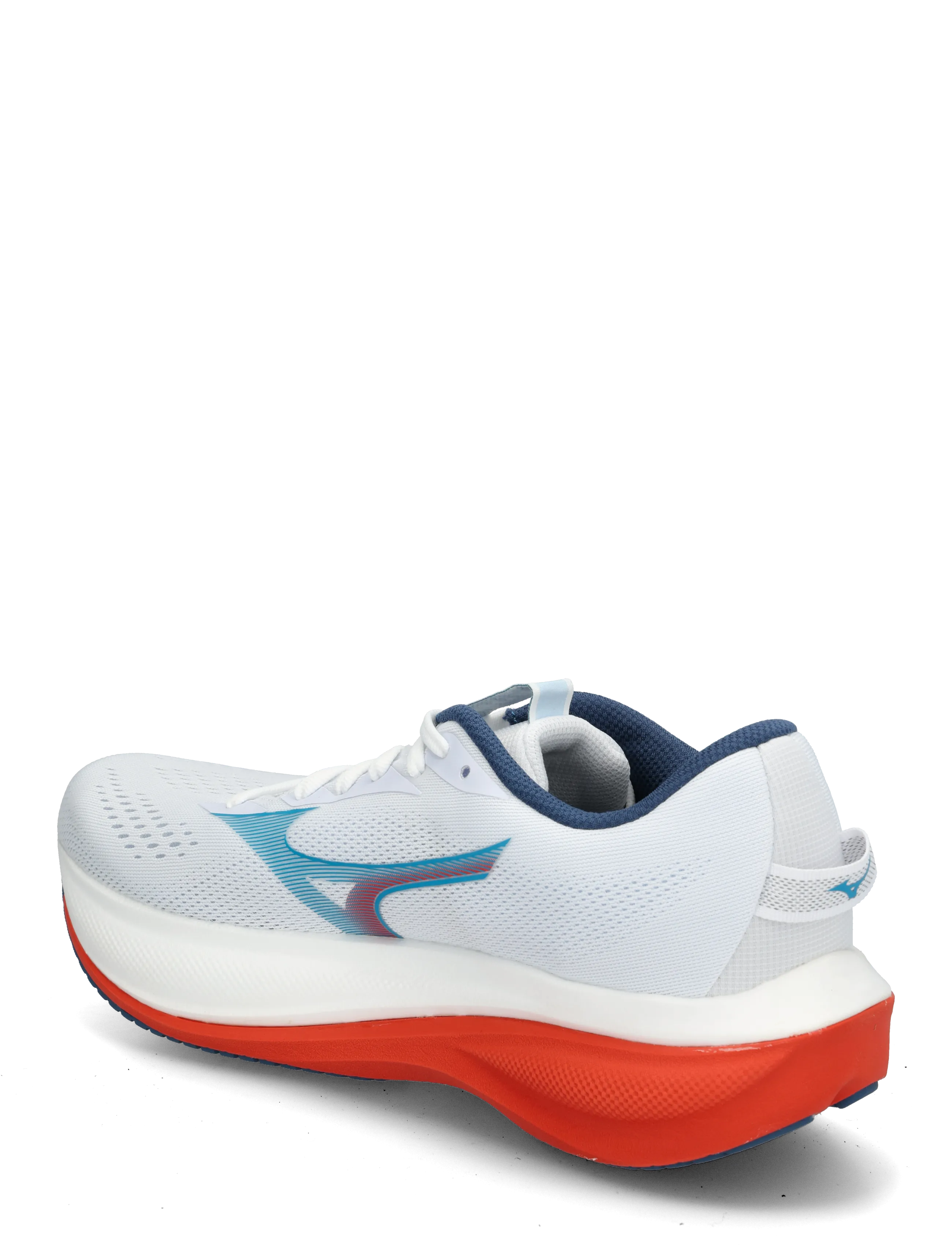 Mizuno - WAVE RIDER 30(M) - laufschuhe - white/blue jewel/orange.com - 1