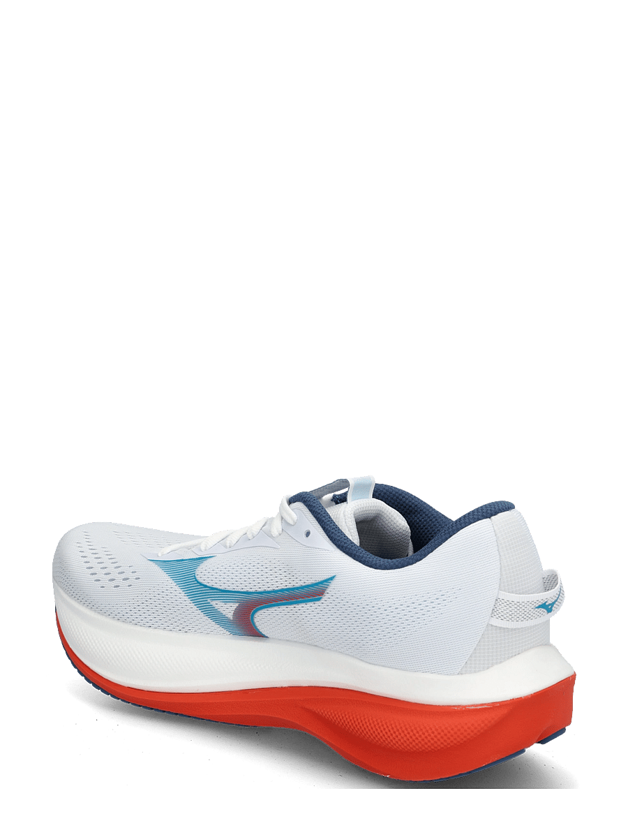Mizuno - WAVE RIDER 30(M) - laufschuhe - white/blue jewel/orange.com - 1