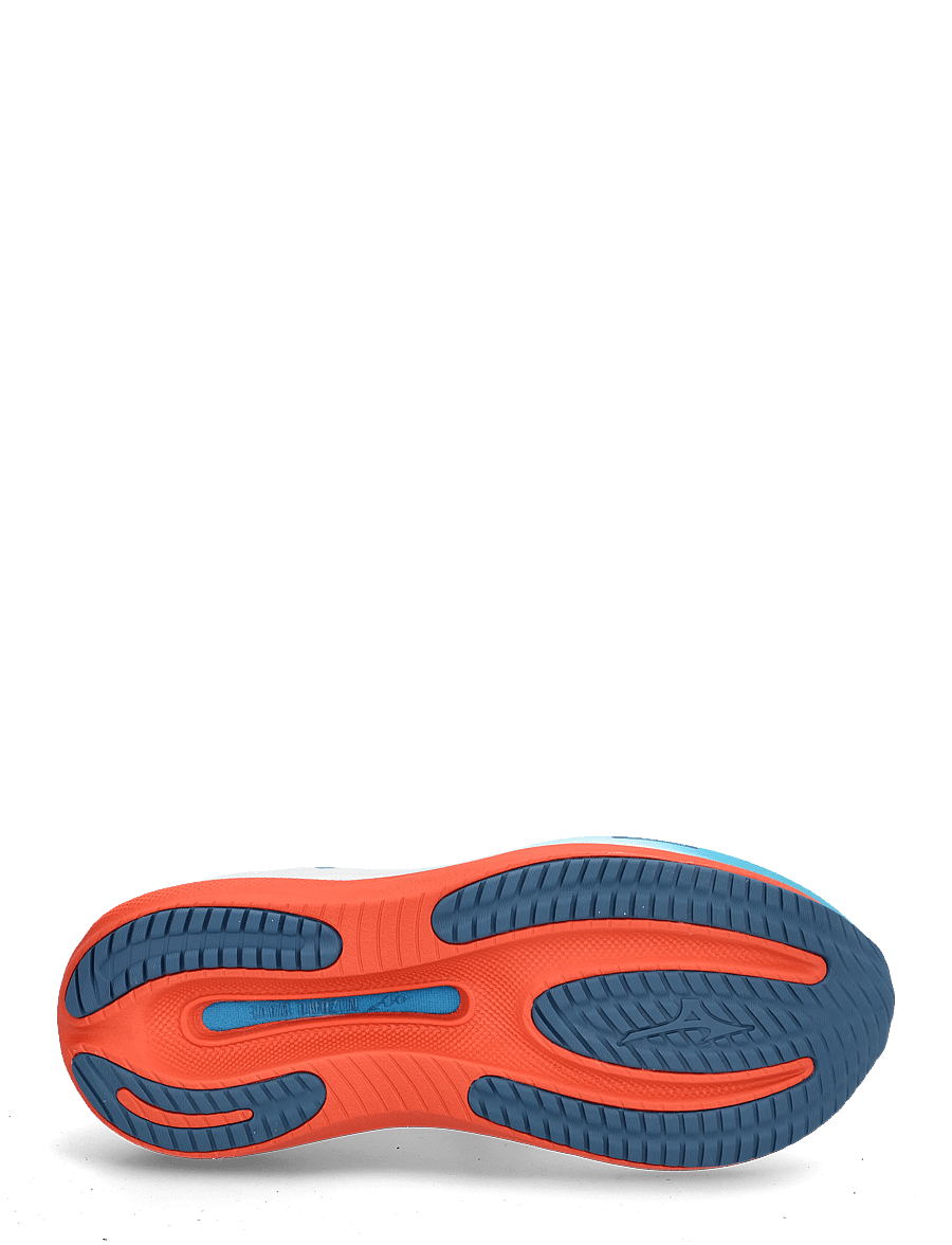 Mizuno - WAVE RIDER 30(M) - laufschuhe - white/blue jewel/orange.com - 4