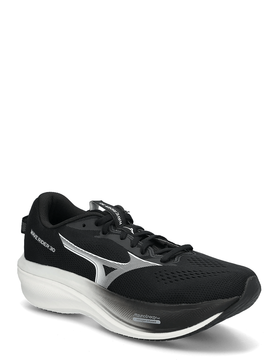 Mizuno - WAVE RIDER 30(M) - jooksujalatsid - black/white - 0