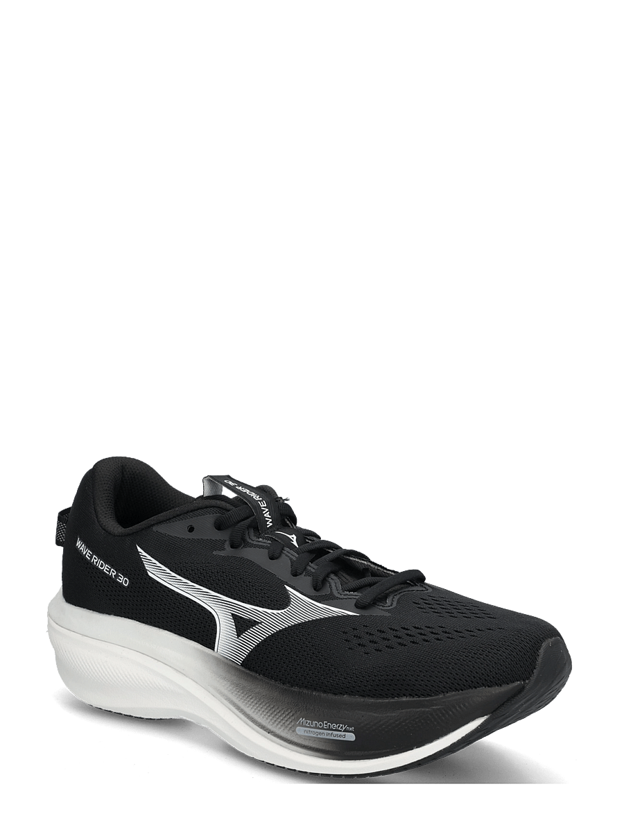 Mizuno - WAVE RIDER 30(M) - laufschuhe - black/white - 0