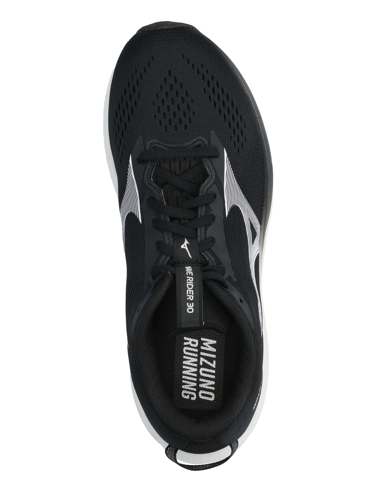 Mizuno - WAVE RIDER 30(M) - laufschuhe - black/white - 3
