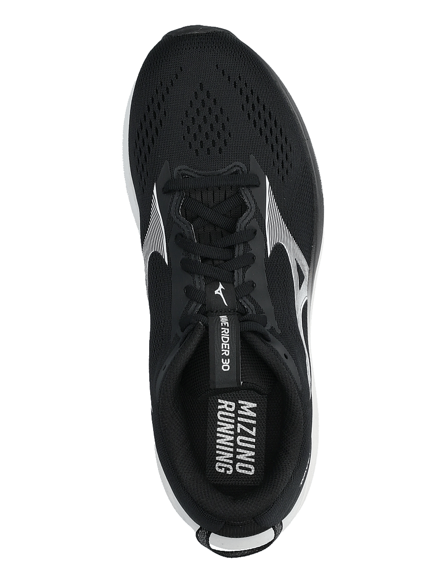 Mizuno - WAVE RIDER 30(M) - laufschuhe - black/white - 3