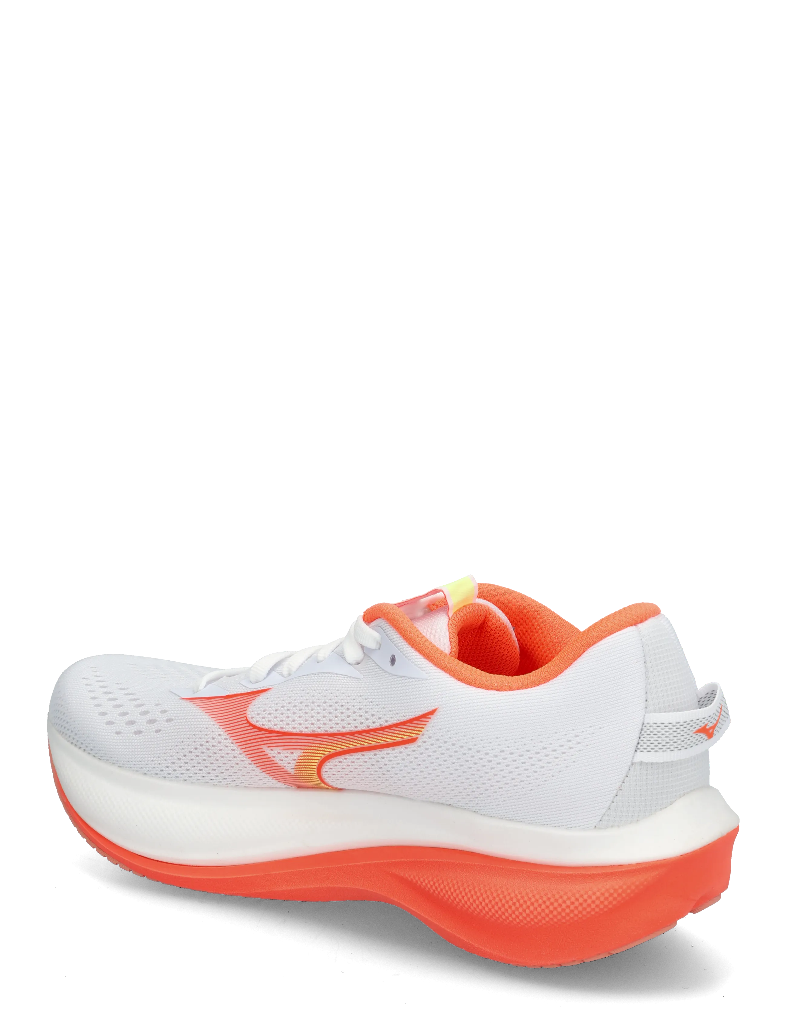 Mizuno - WAVE RIDER 30(W) - løbesko - white/lava orange/lime pulp - 1