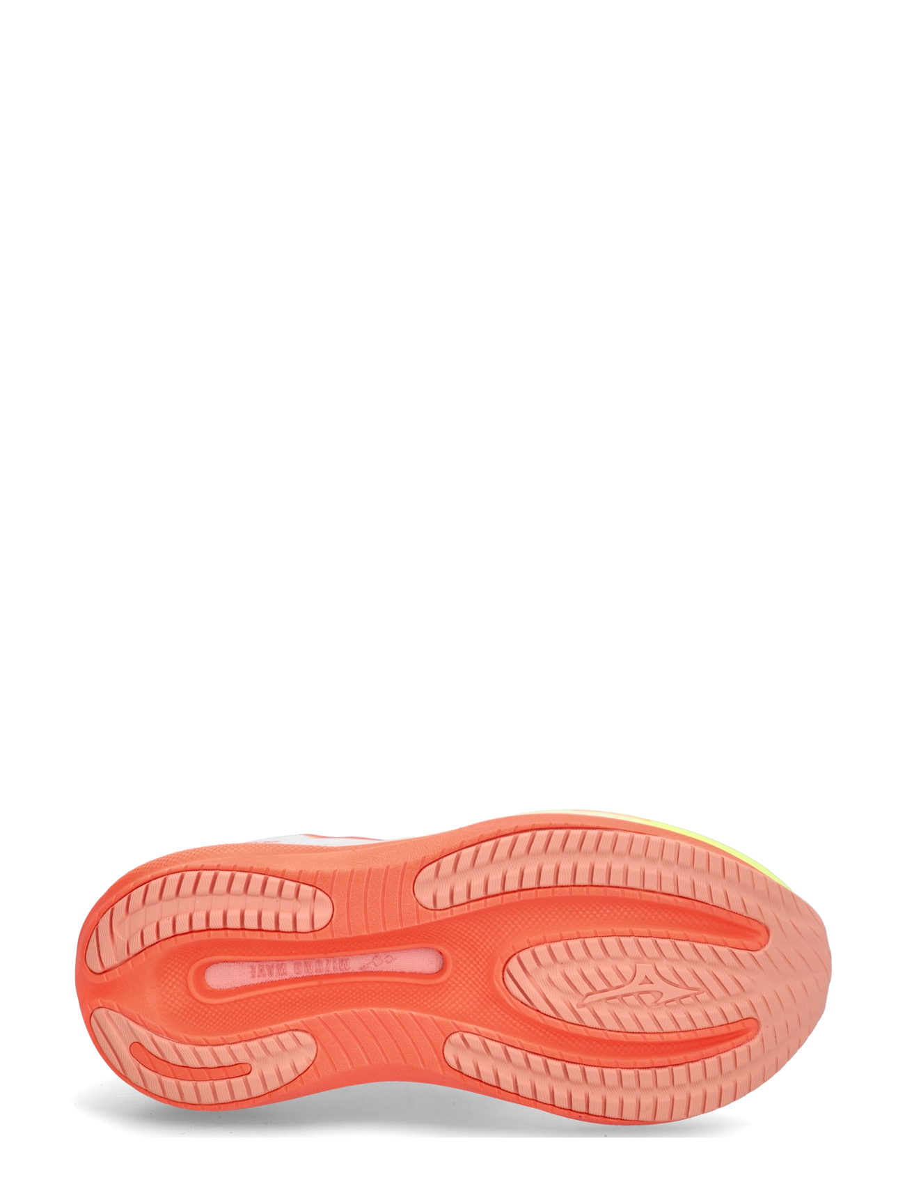 Mizuno - WAVE RIDER 30(W) - running shoes - white/lava orange/lime pulp - 4