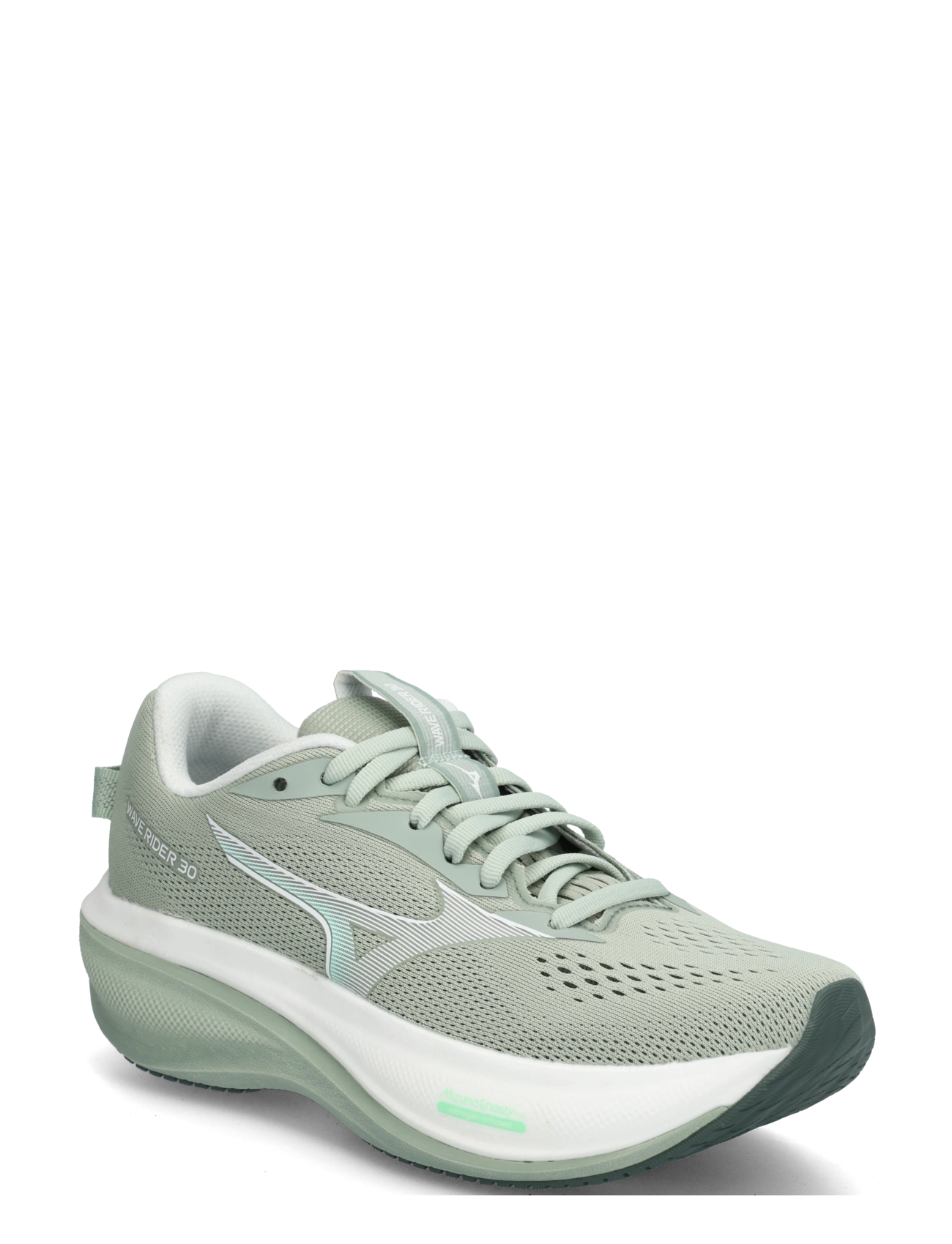 Mizuno WAVE RIDER 30(W) - Sportskor - BALSAM GREEN/MENTHOLATED/WHITE / green