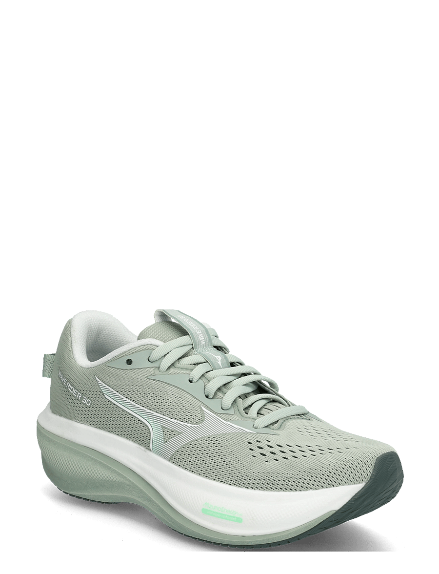 Mizuno - WAVE RIDER 30(W) - löparskor - balsam green/mentholated/white - 0