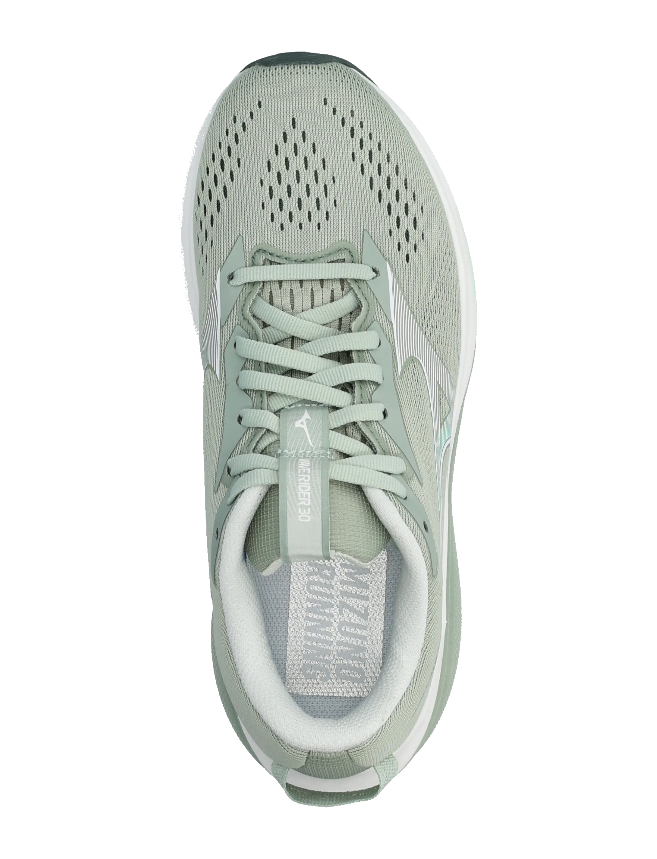 Mizuno - WAVE RIDER 30(W) - löparskor - balsam green/mentholated/white - 3