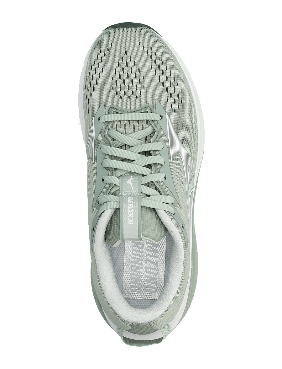 Mizuno - WAVE RIDER 30(W) - löparskor - balsam green/mentholated/white - 3