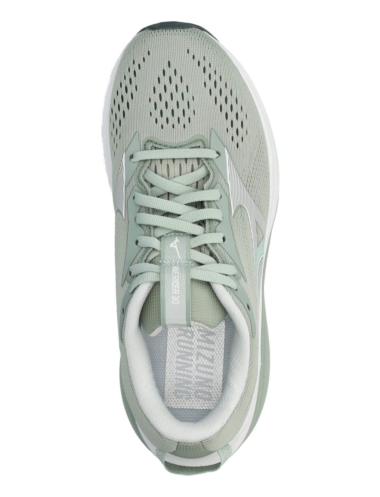 Mizuno - WAVE RIDER 30(W) - löparskor - balsam green/mentholated/white - 3