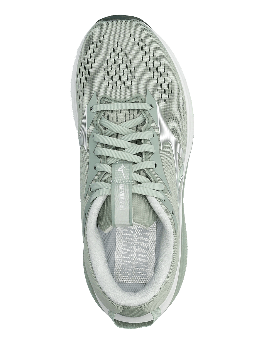 Mizuno - WAVE RIDER 30(W) - löparskor - balsam green/mentholated/white - 3
