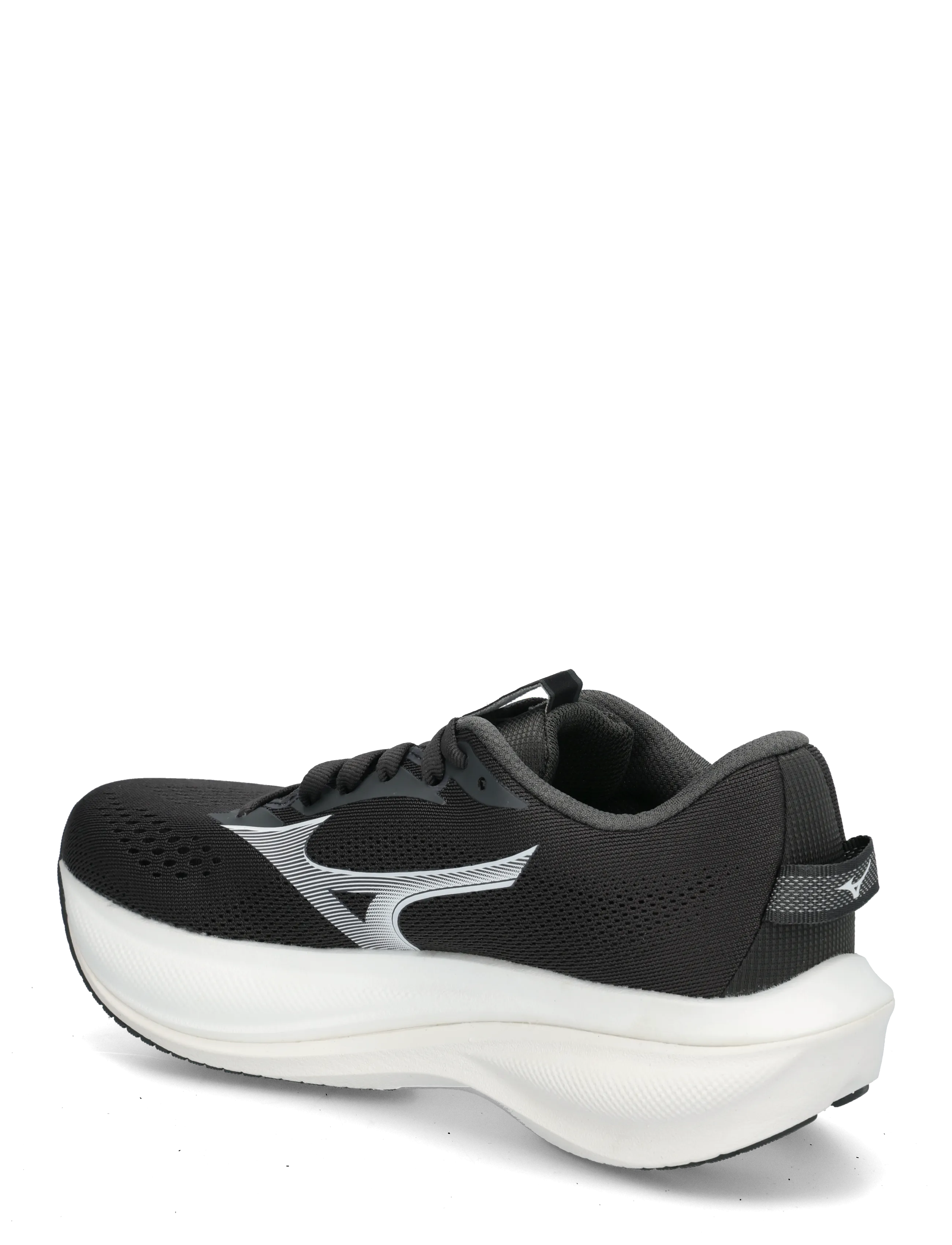 Mizuno - WAVE RIDER 30(W) - herbstersparnisse - black sand/white - 1
