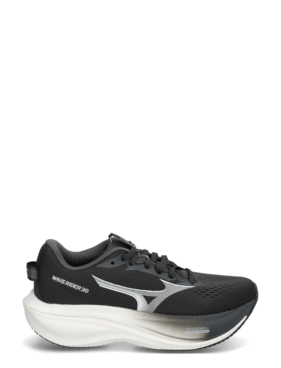 Mizuno - WAVE RIDER 30(W) - laufschuhe - black sand/white - 2