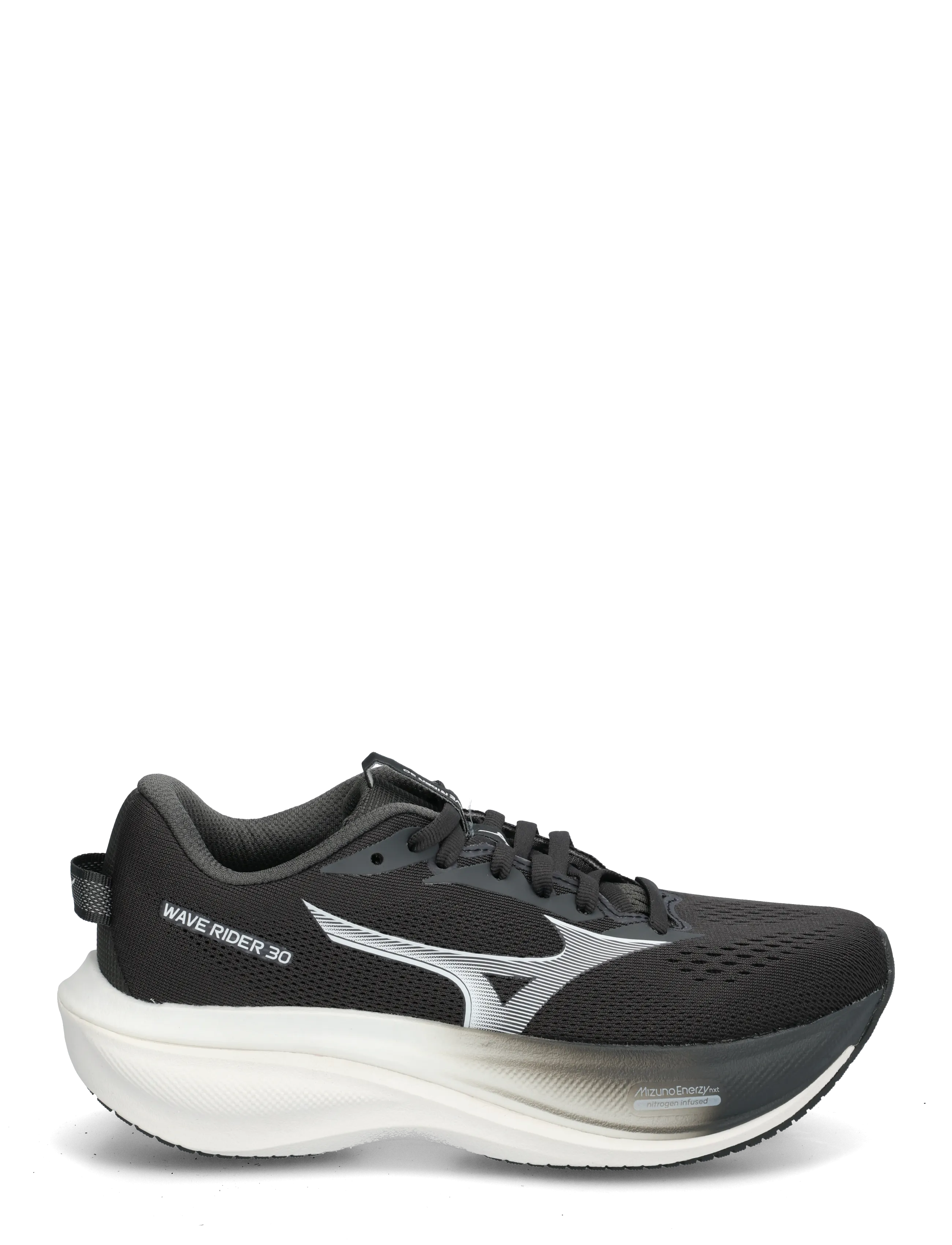 Mizuno - WAVE RIDER 30(W) - herbstersparnisse - black sand/white - 2