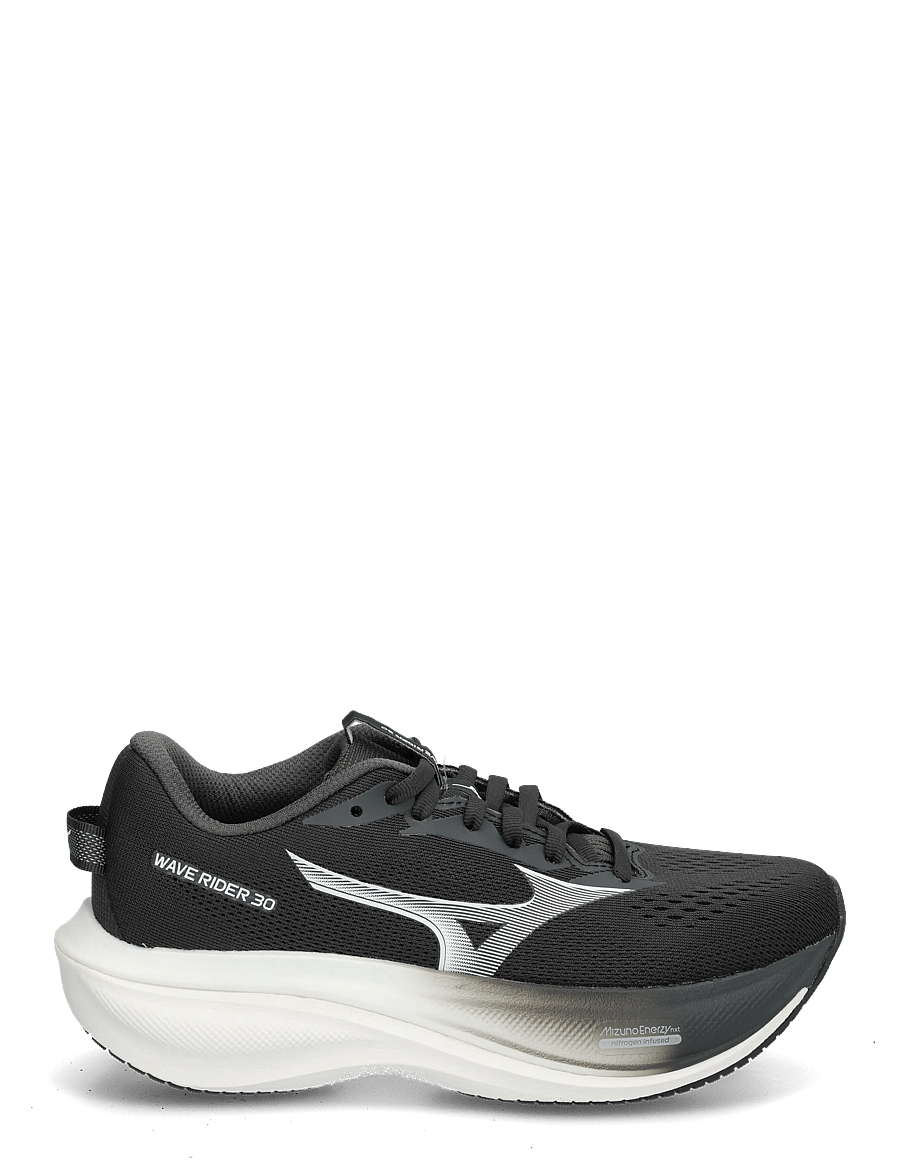 Mizuno - WAVE RIDER 30(W) - laufschuhe - black sand/white - 2