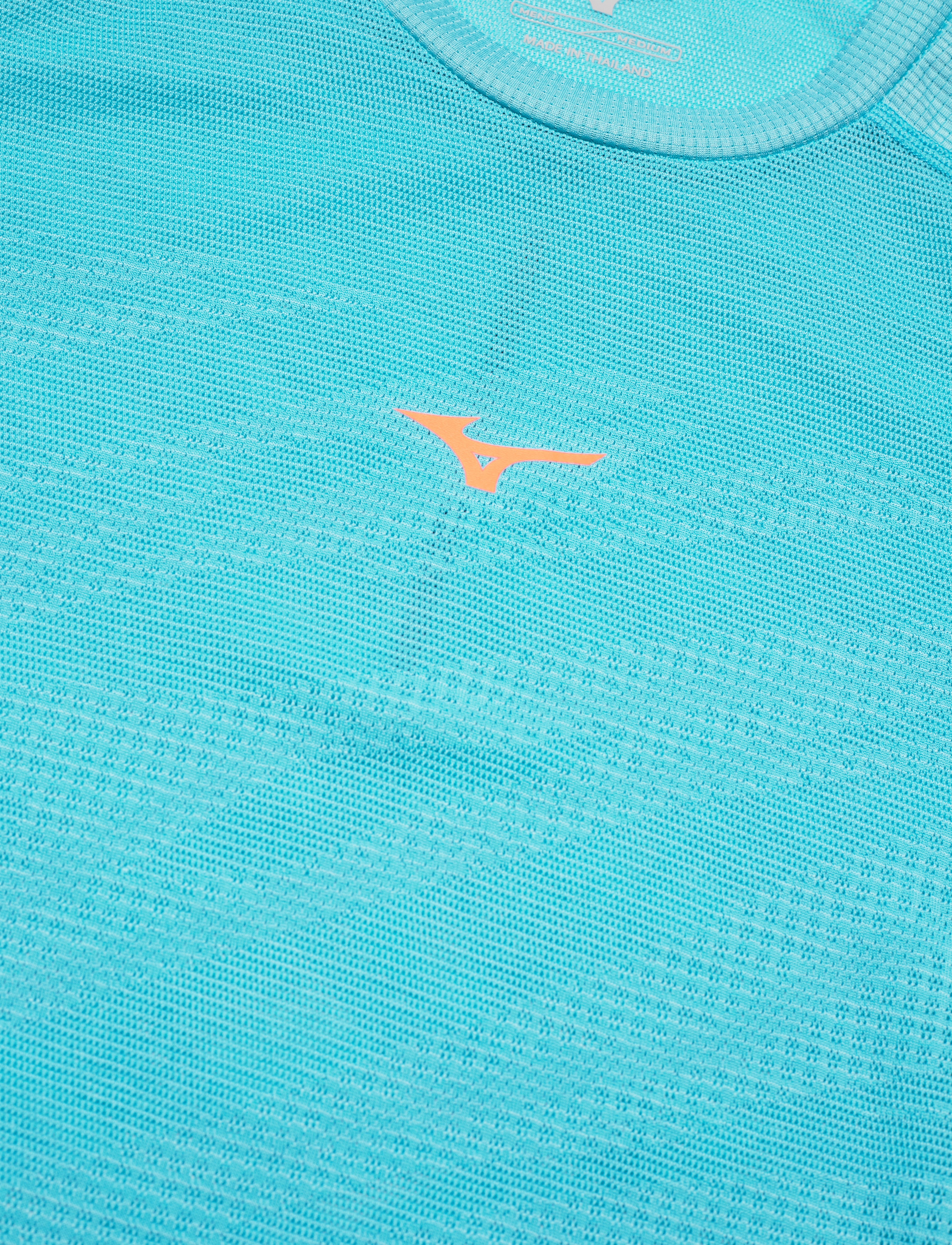 Mizuno - Aero Tee(M) - maui blue - 2
